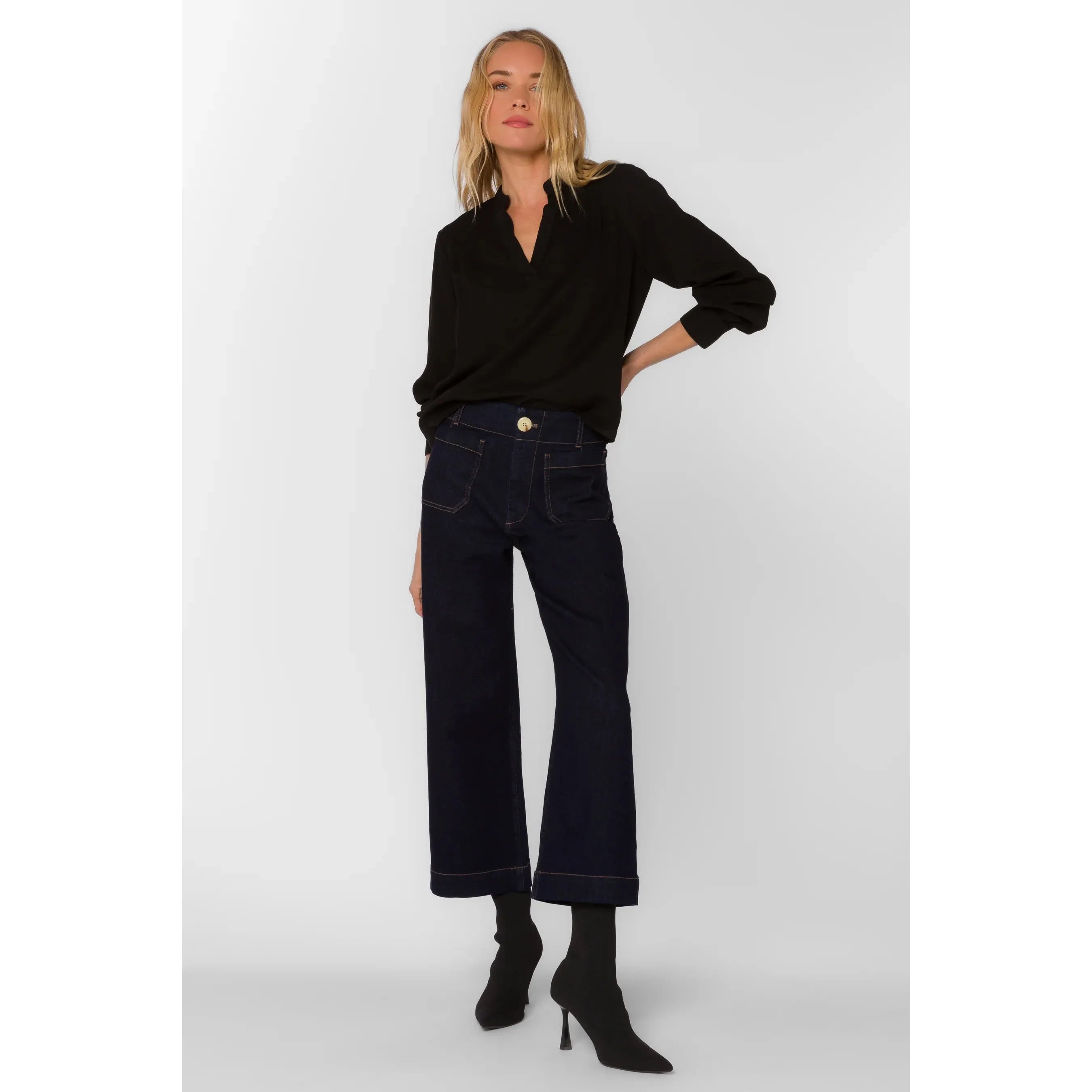 Velvet Heart - Alyx Dark Indigo Pants in Pacific Indigo