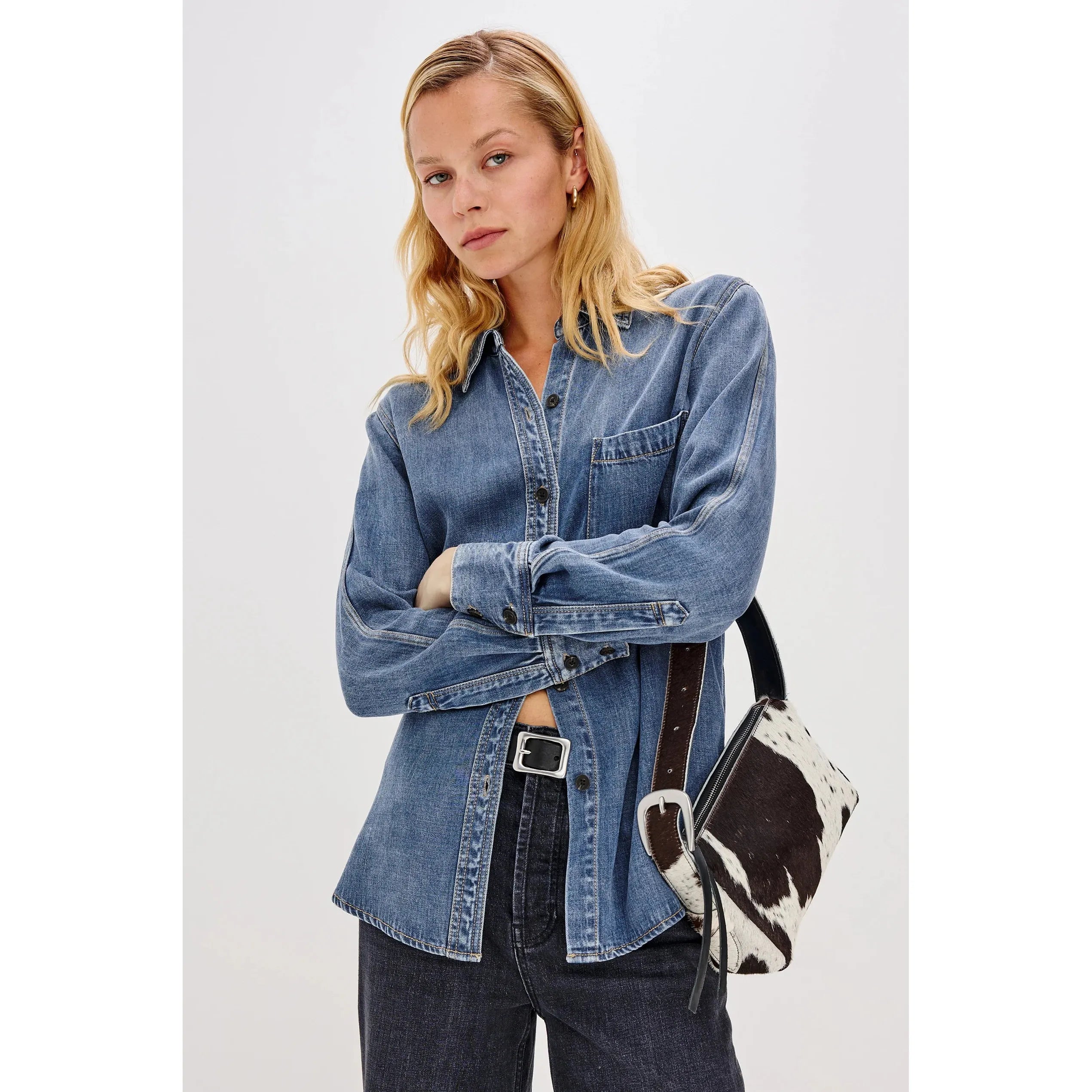 Rails - Atticus Shirt in Antique Blue