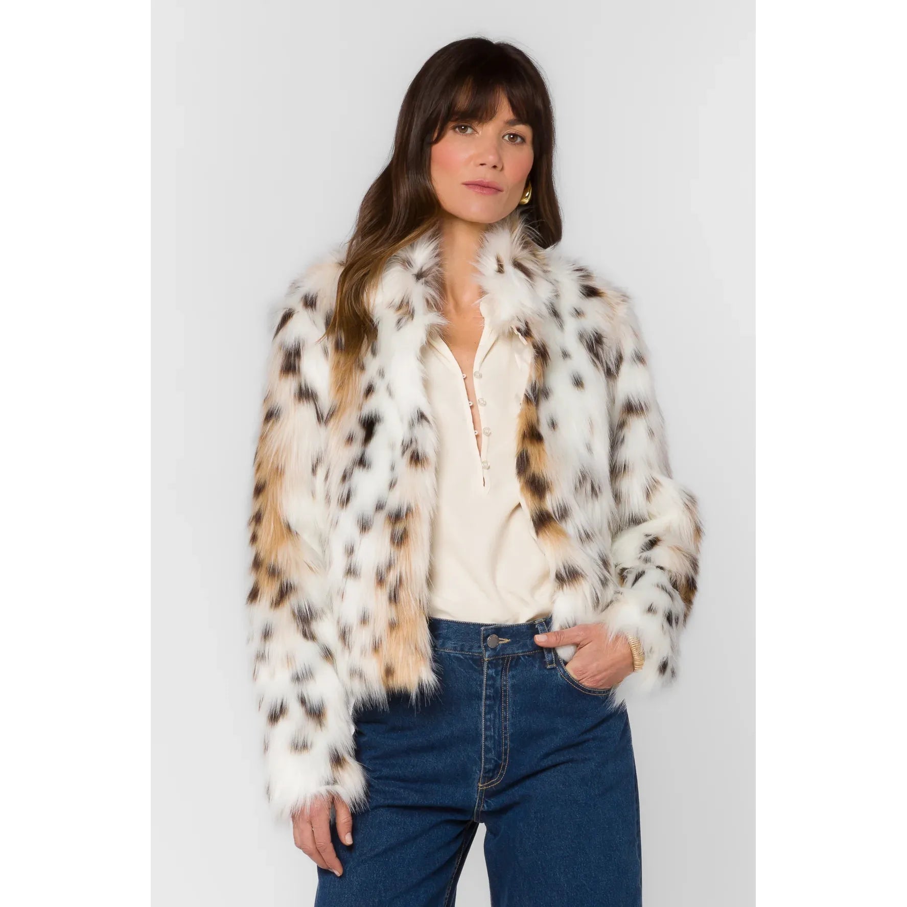 Velvet Heart - Avril Jacket in Snow Leopard