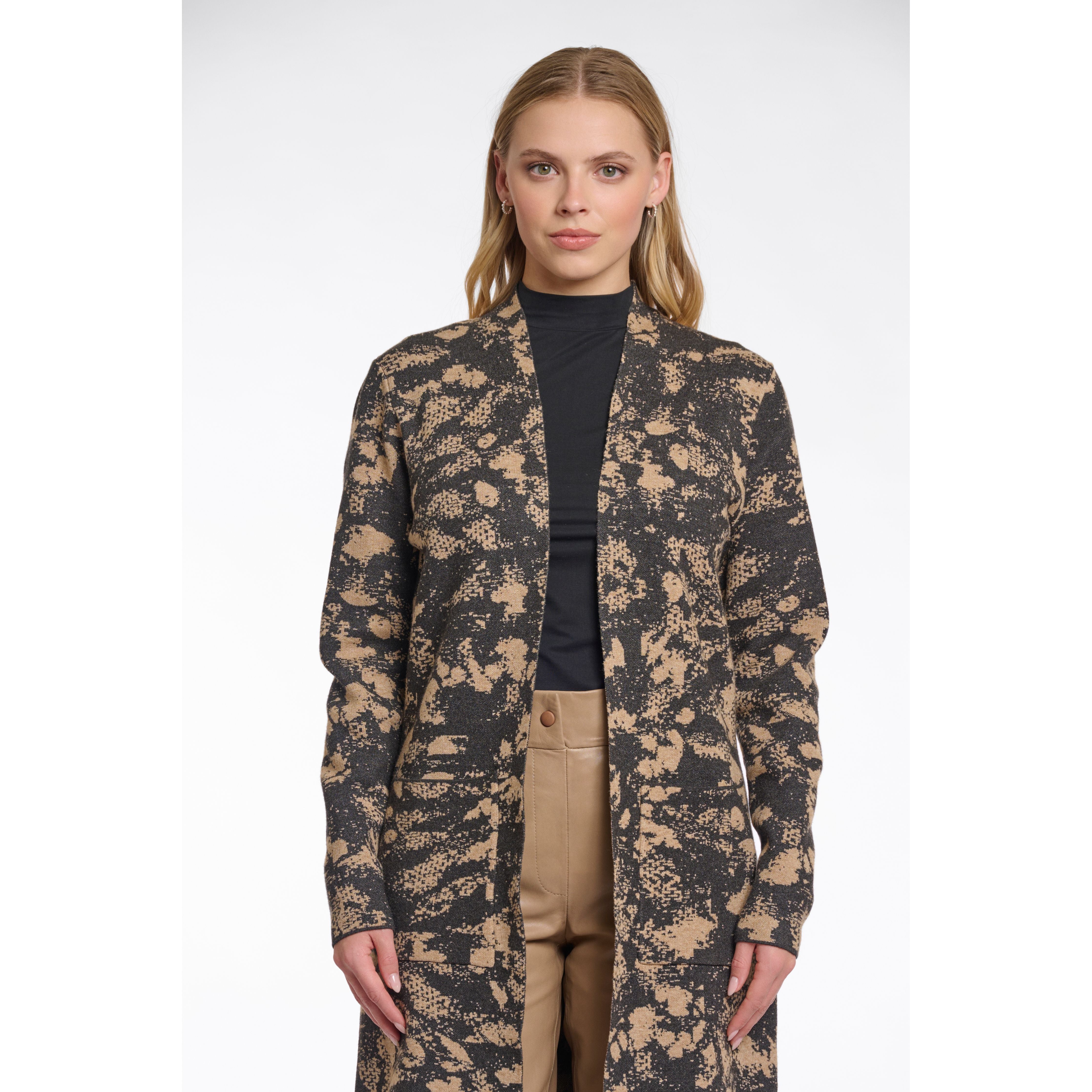 Rino & Pelle - Annabel Long Cardigan in Deep Iron