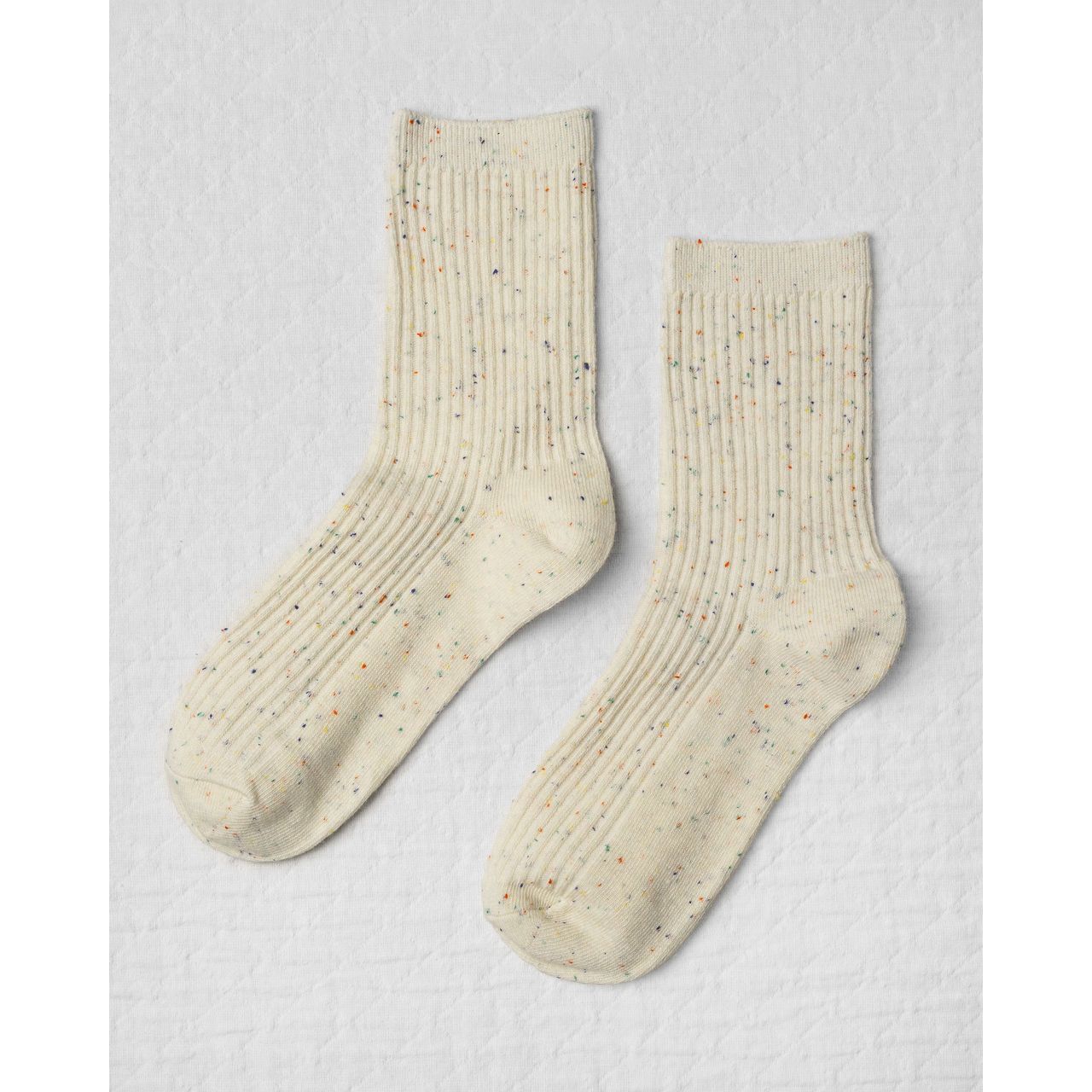 Unified - Confetti Socks in Bisquit