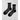 Unified - Sheer French Window Socks in Black