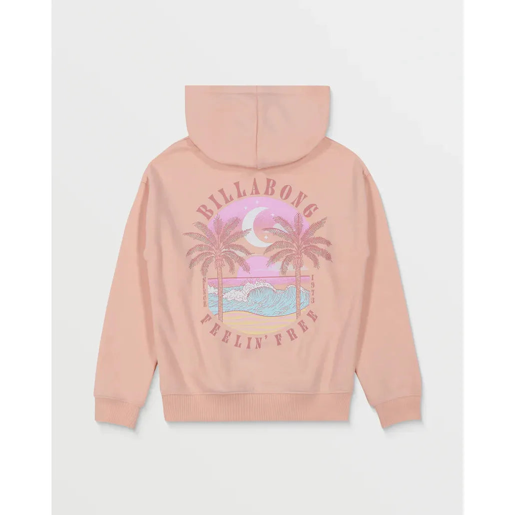 Billabong - Girls Feelin Free Sweatshirt in Soft Peach