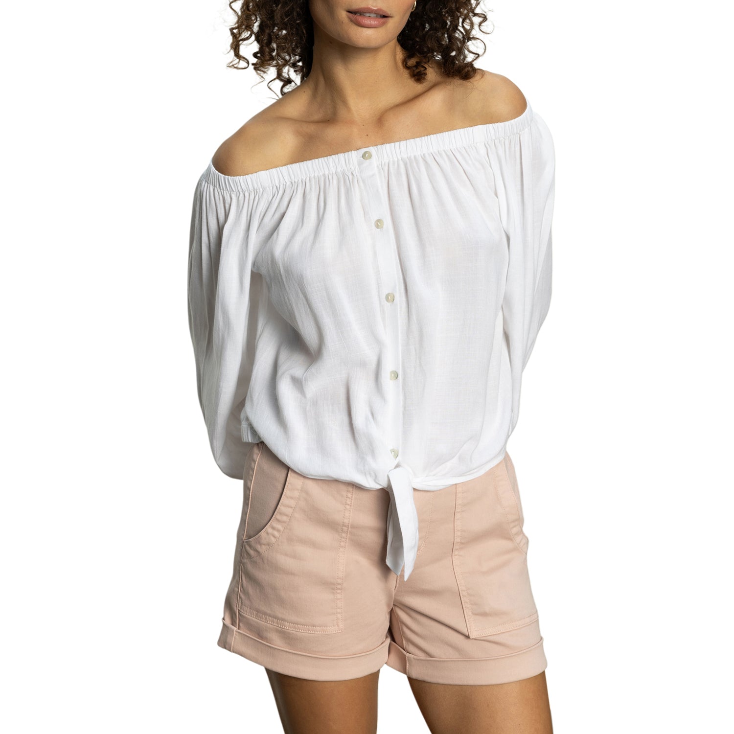 Sanctuary - Ballet Tie Top in White