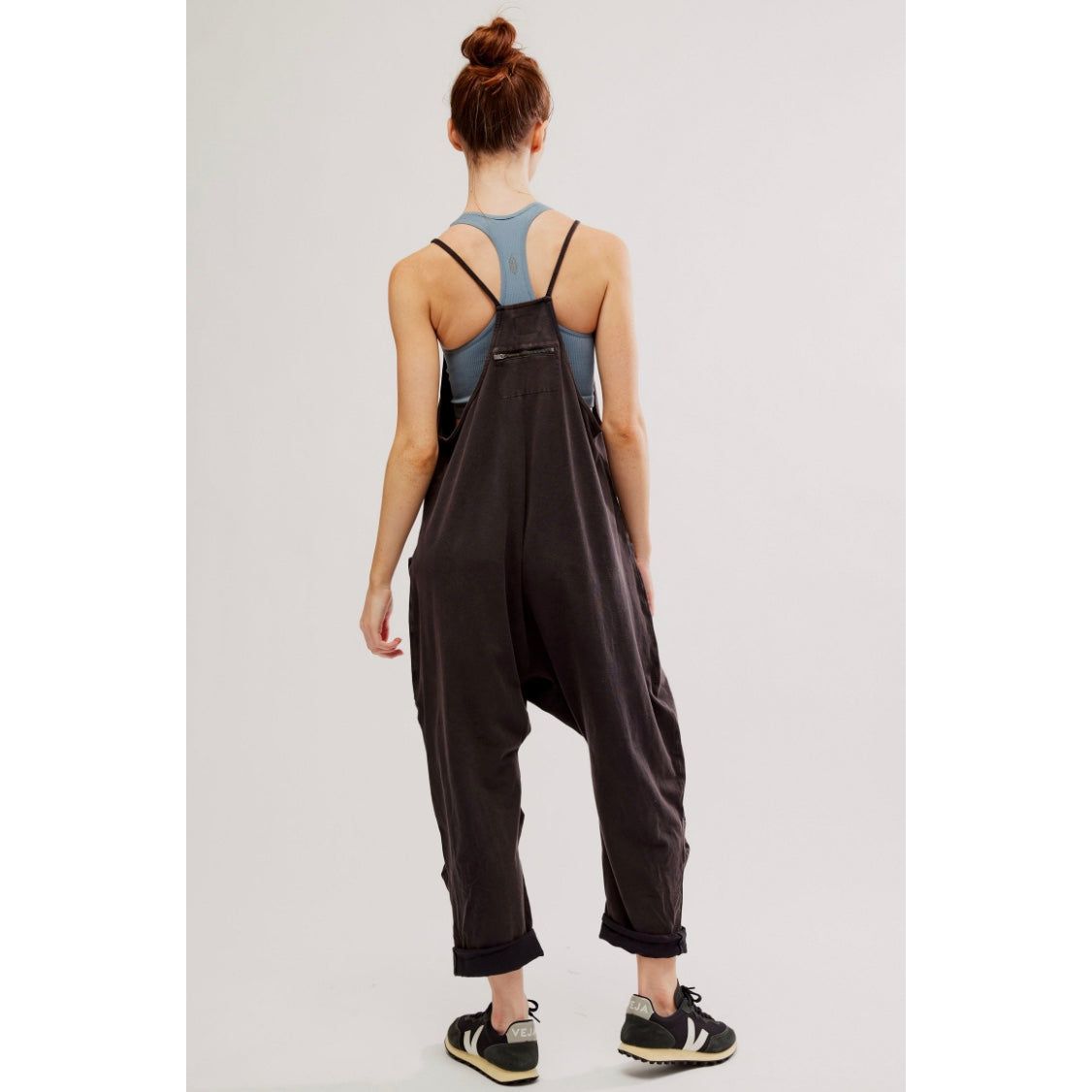 Free People - Hot Shot Onesie in Washed Black