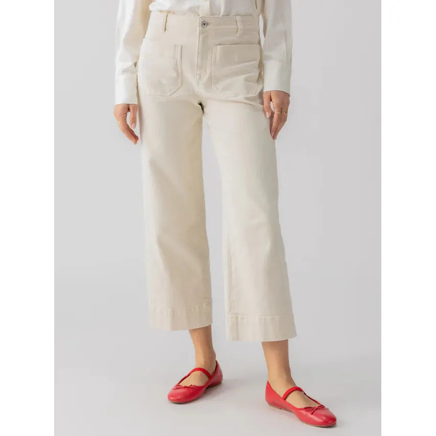 Sanctuary - Marine Denim Crop Pant in French Vanilla