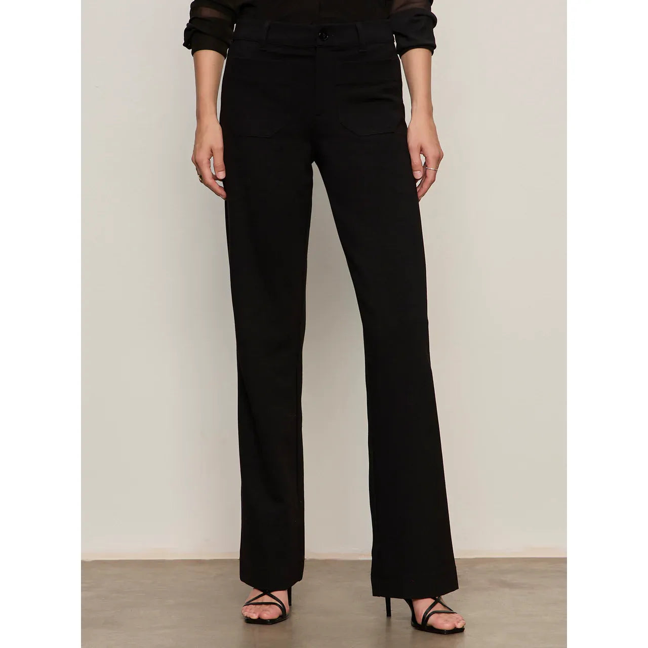Sanctuary - Marine Ponte Pant in Black