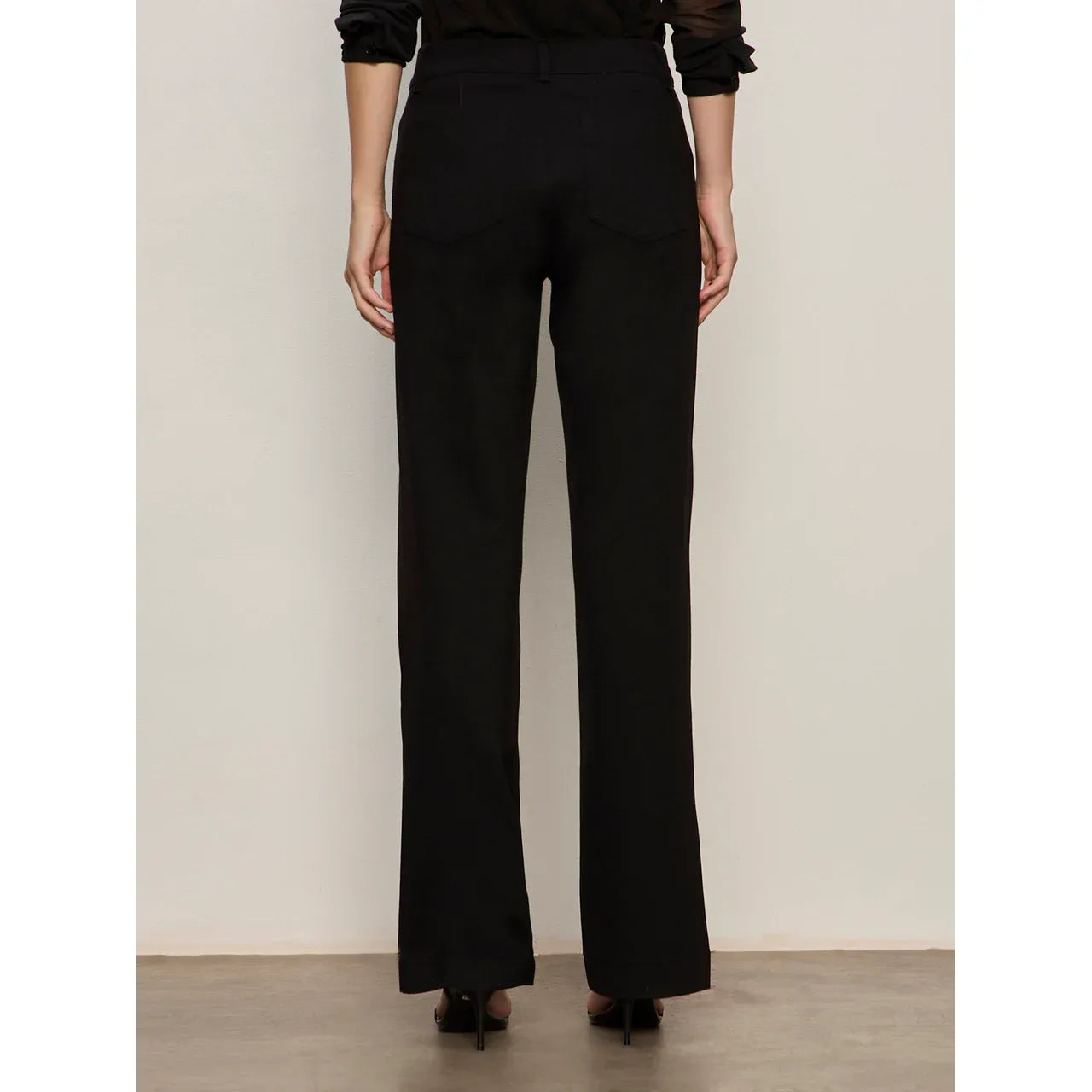Sanctuary - Marine Ponte Pant in Black
