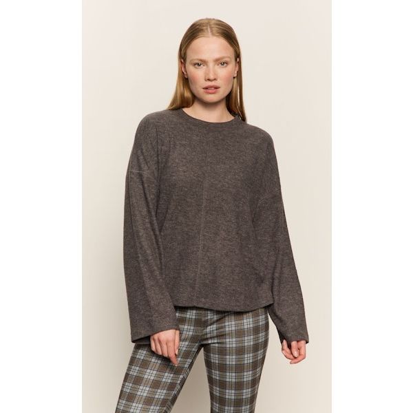 Sanctuary - Into The Woods Cozy Top in Heather Ink