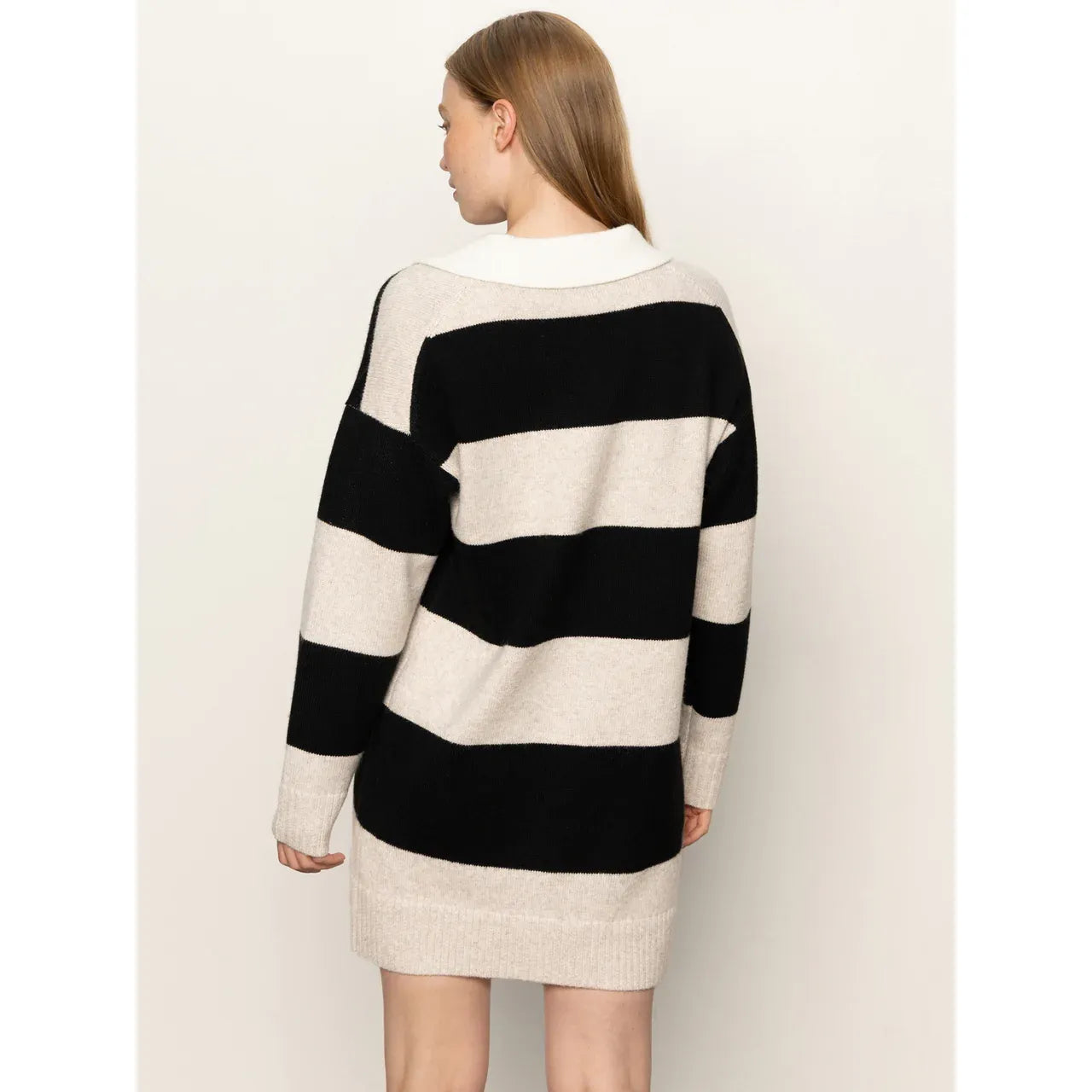 Sanctuary - Polo Striped Dress in Heather Pearl