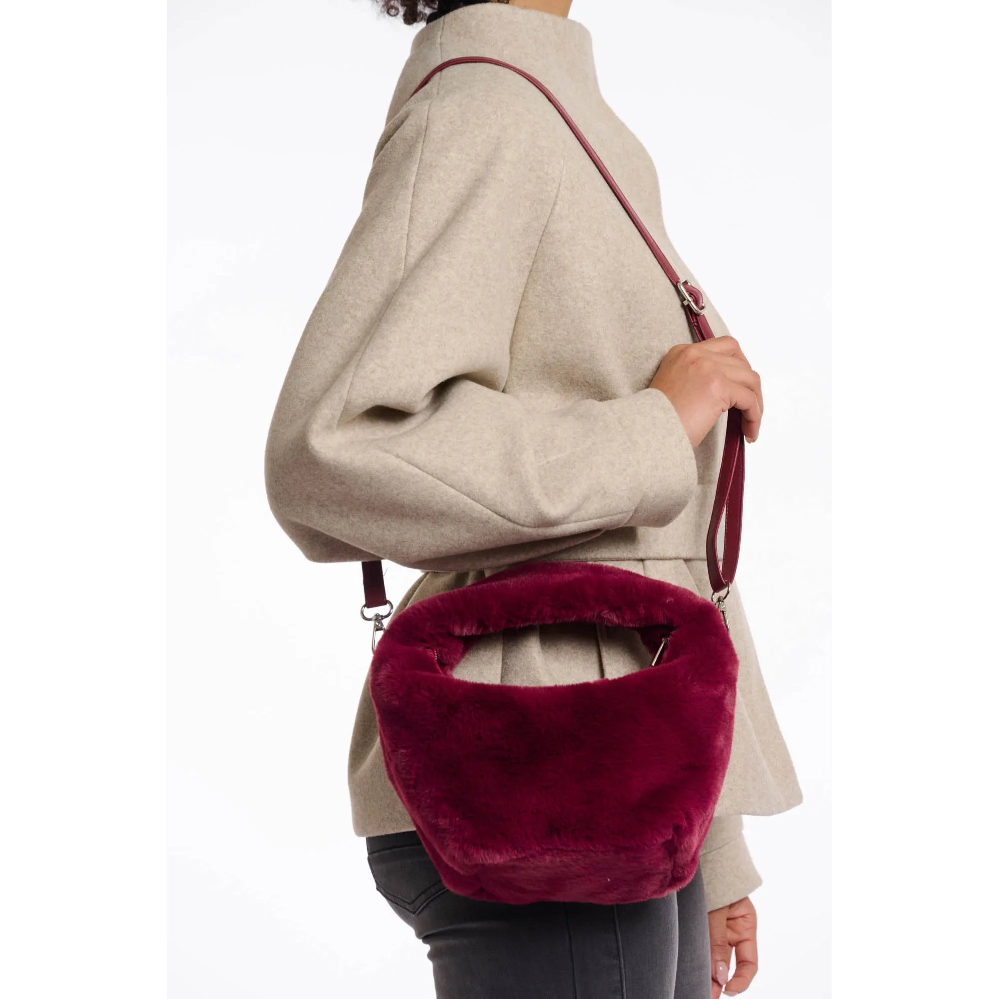 Rino & Pelle - Cheryl Crossbody Bag in Sugar Plum