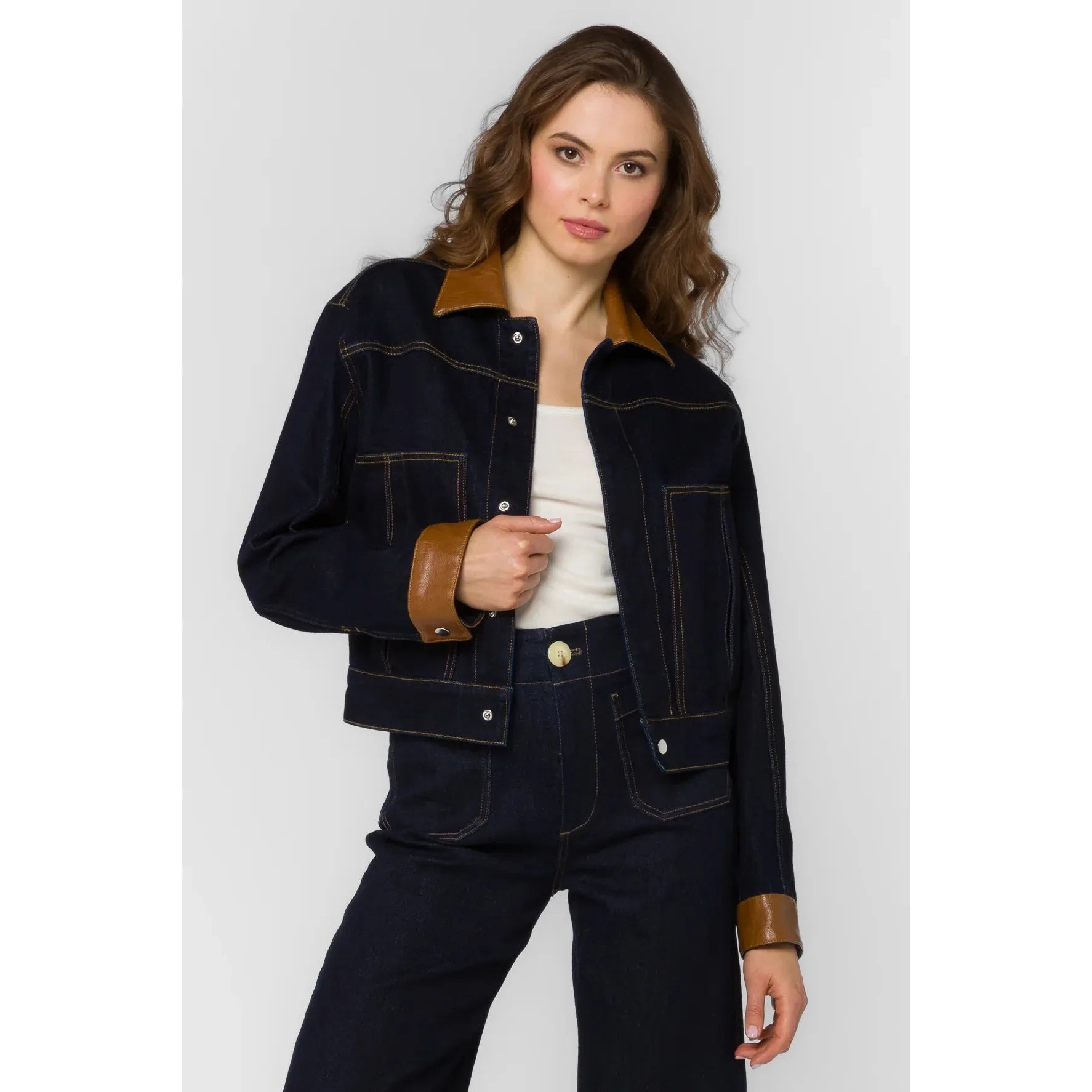 Velvet Heart - Delphia Indigo Jacket in Pacific Indigo
