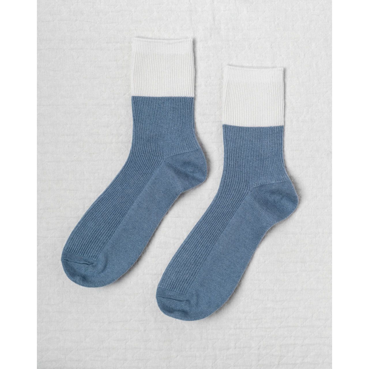 Unified - Chalet Sock in Denim/Ivory