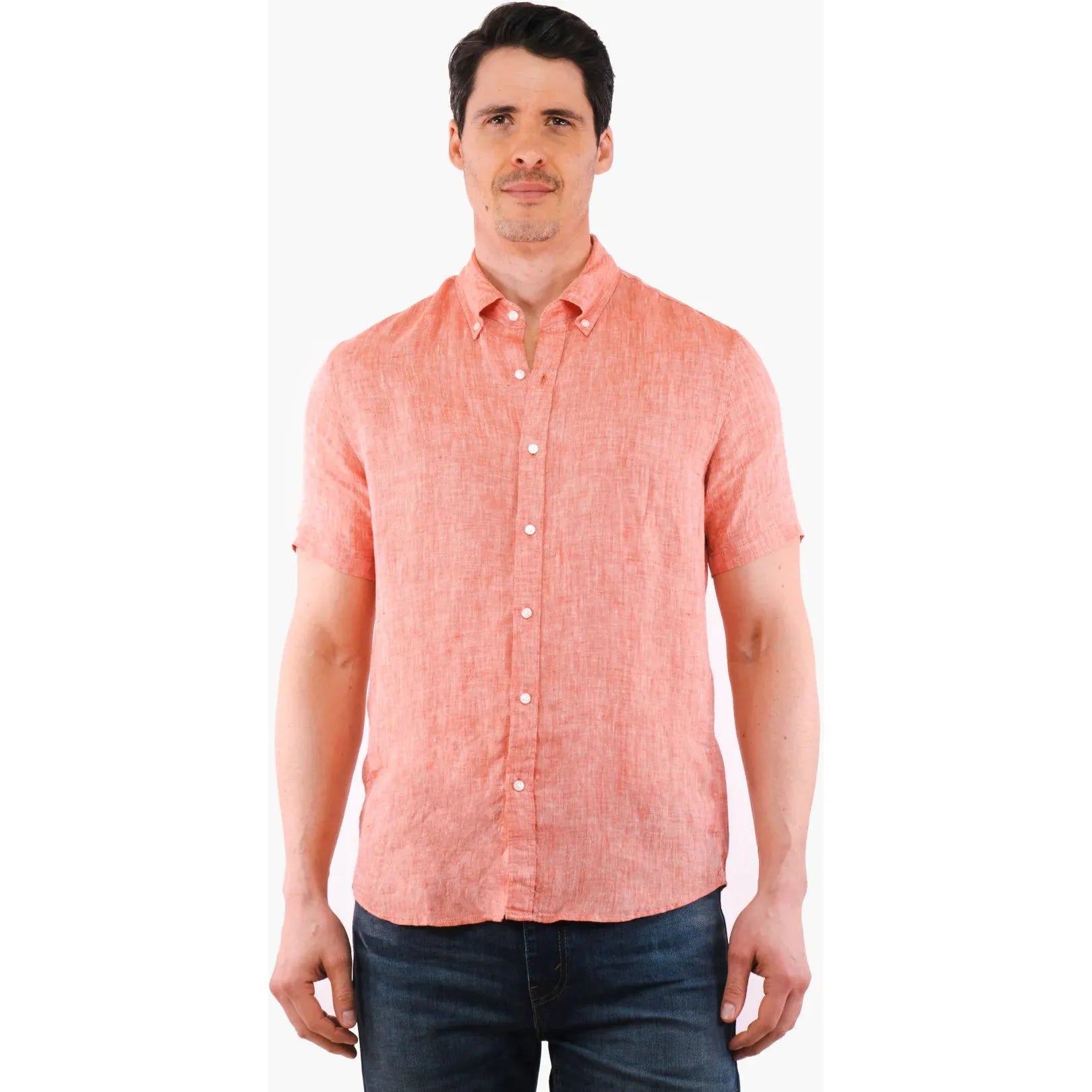 Micheal Kors - Linen Shirt in Soft Red