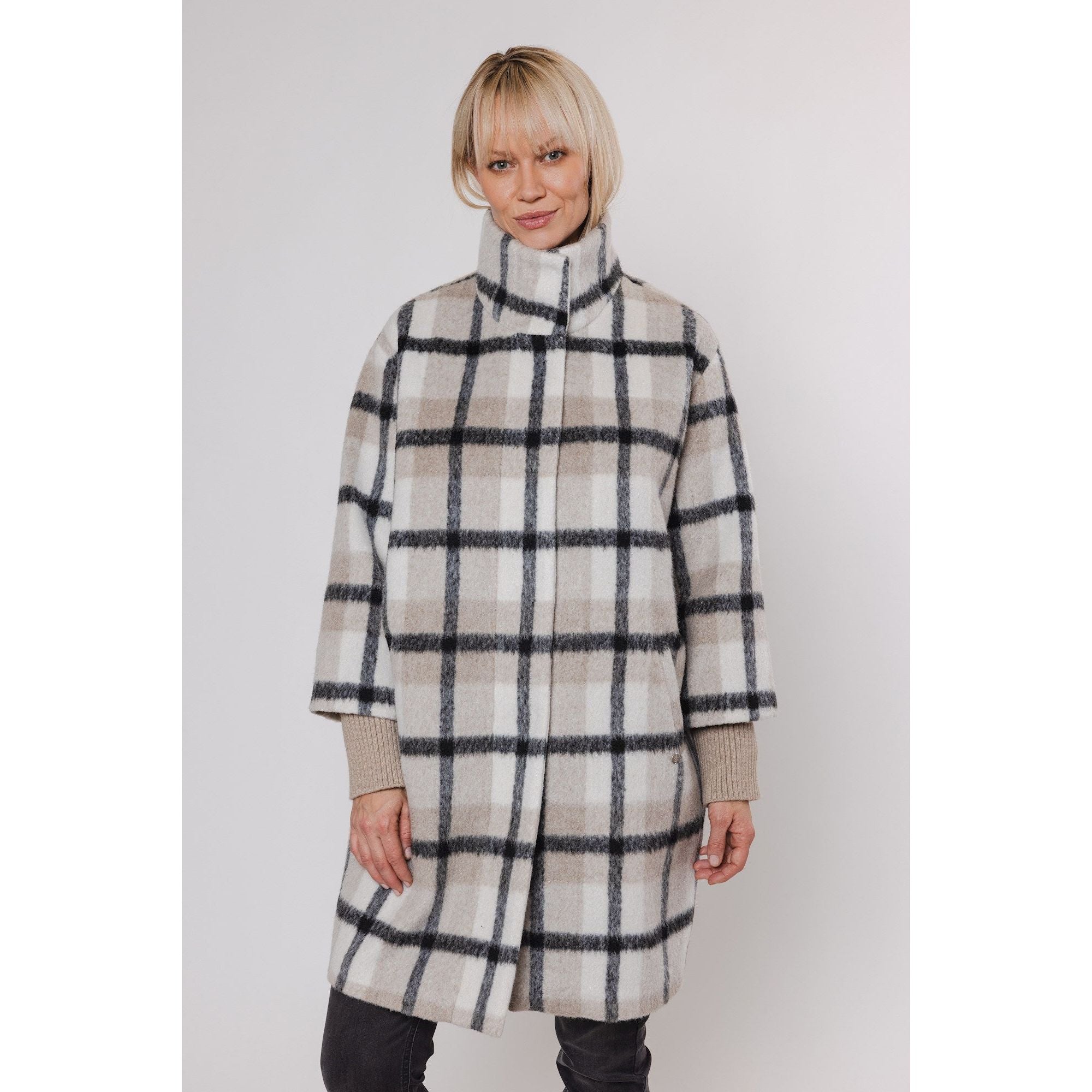 Rino & Pelle - Deva Coat in Sand Check