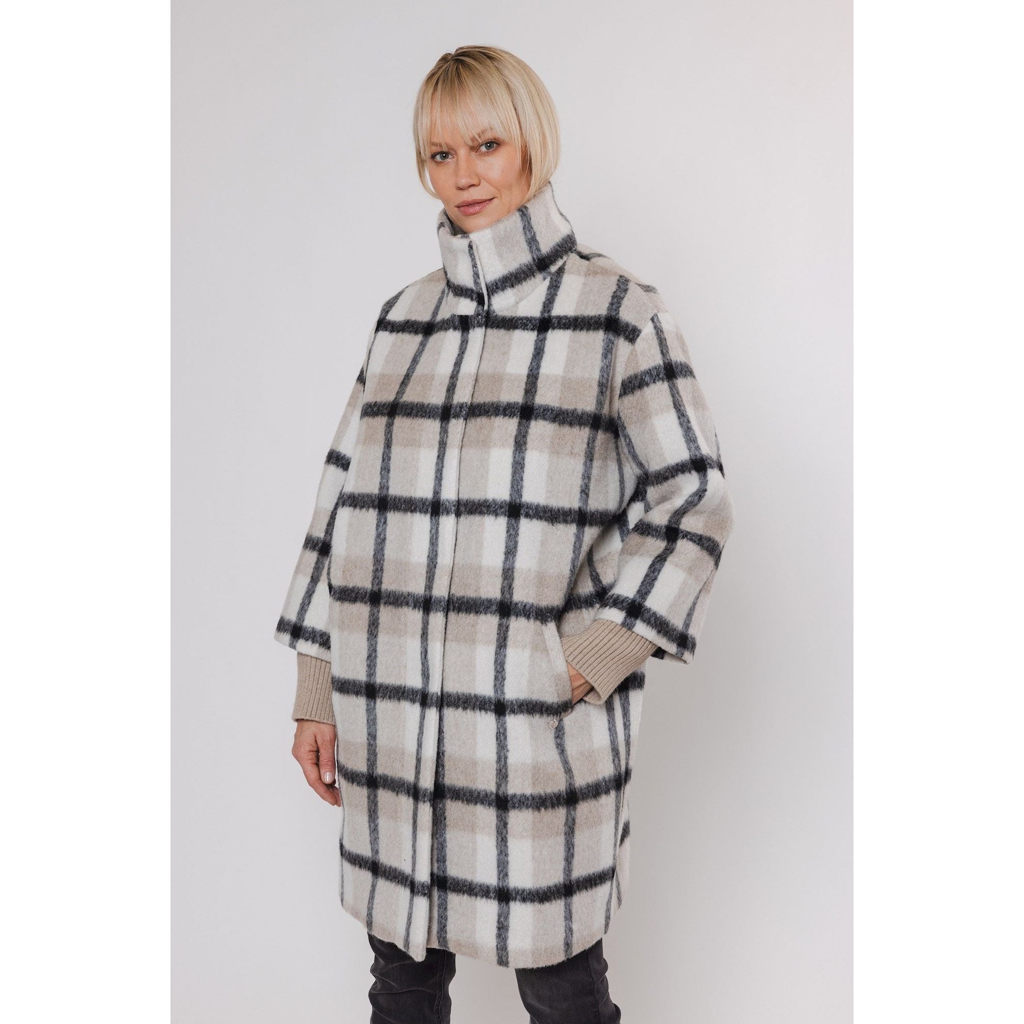 Rino & Pelle - Deva Coat in Sand Check