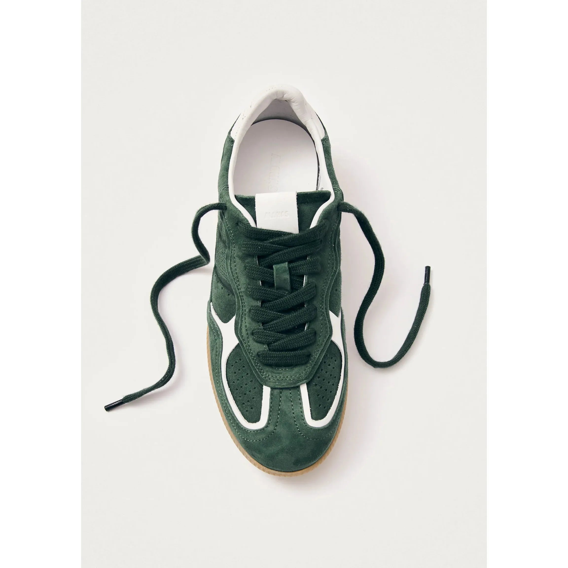 Alohas - 490 Rife Leather Sneaker in Forest Green