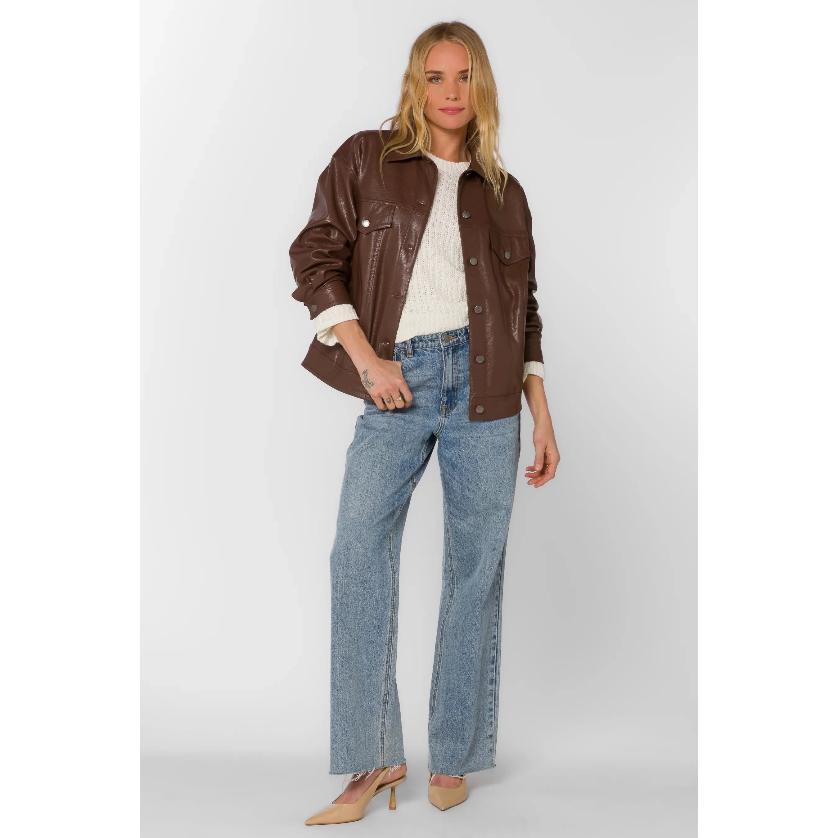 Velvet Heart - Echo Jacket in Yogi Brown