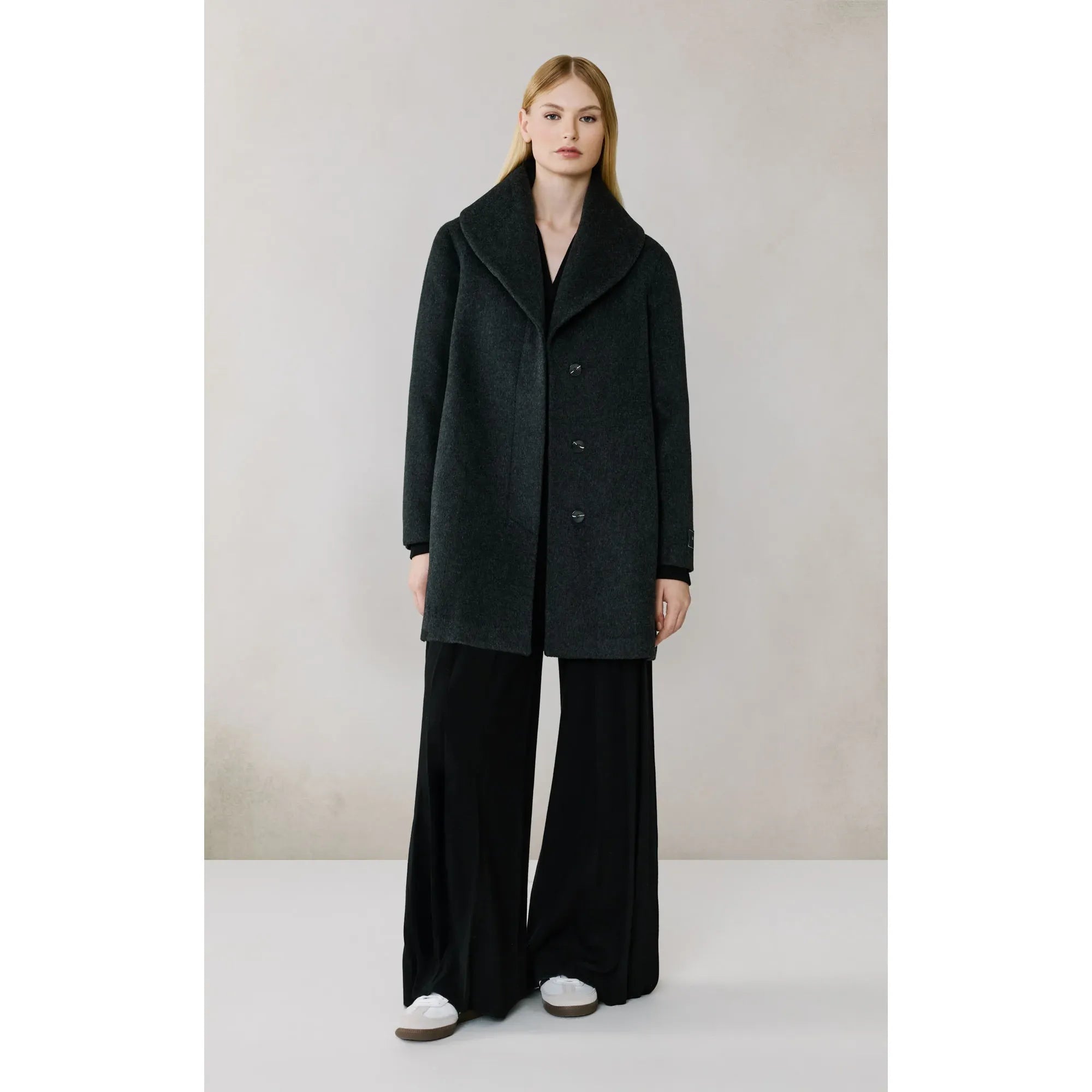 Soia & Kyo - Elsa Coat in Black Heather
