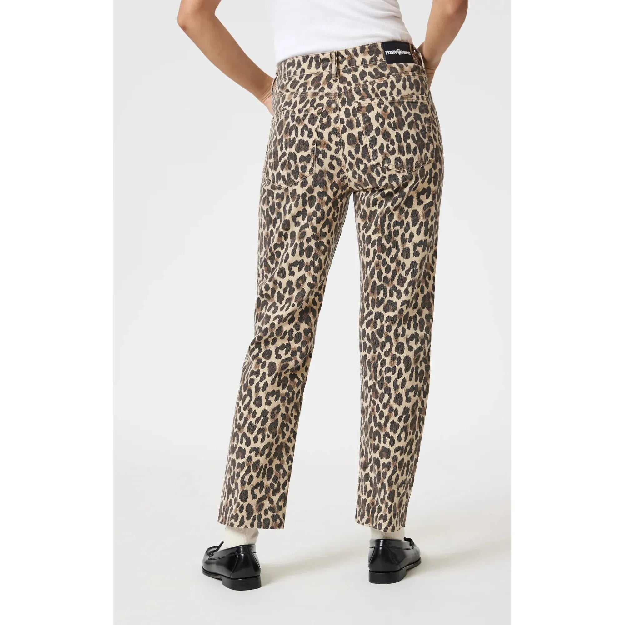 Mavi - New York Straight Leg in Leopard Denim