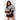 Mink Pink - Eden Intarsia Knit Sweater in Black/Cream