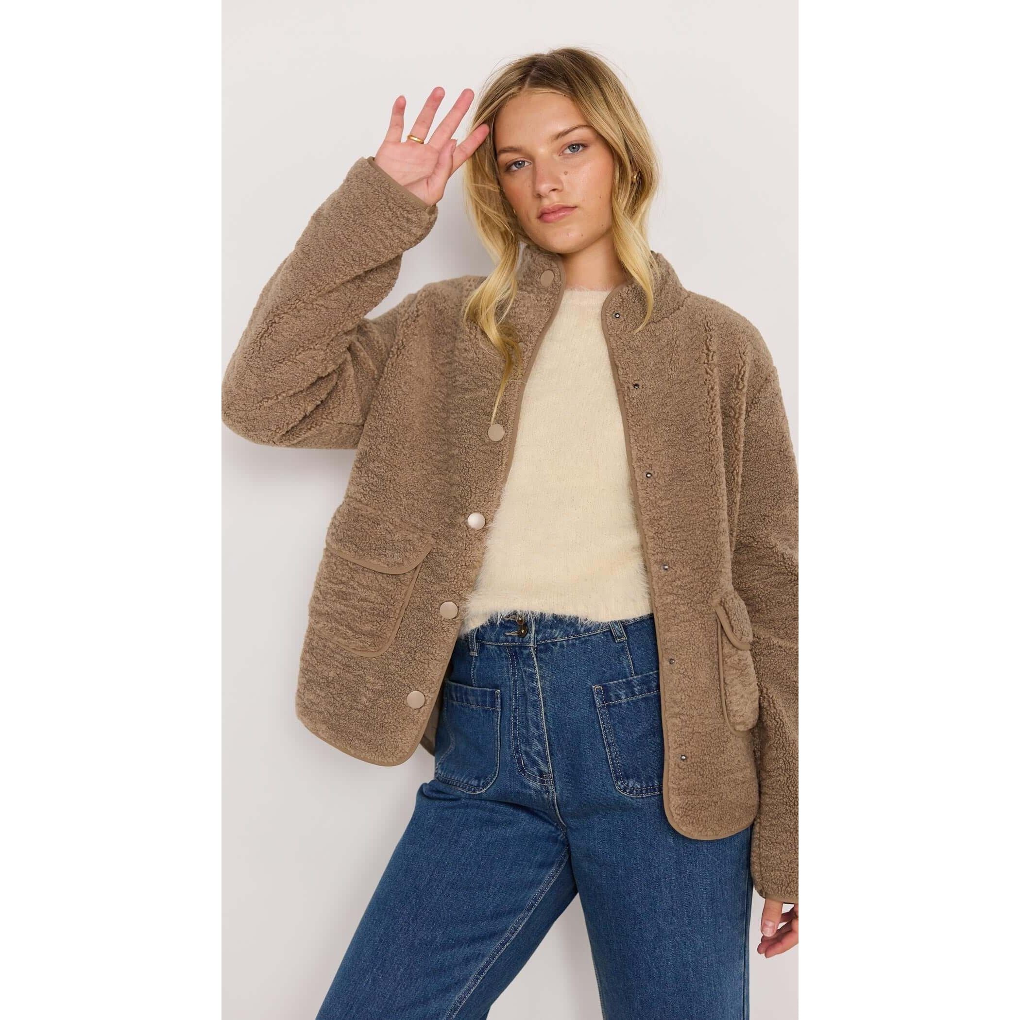 Mink Pink - Emma Sherpa Jacket