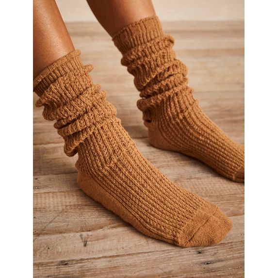 Free People - Staple Slouch Socks in Carmel