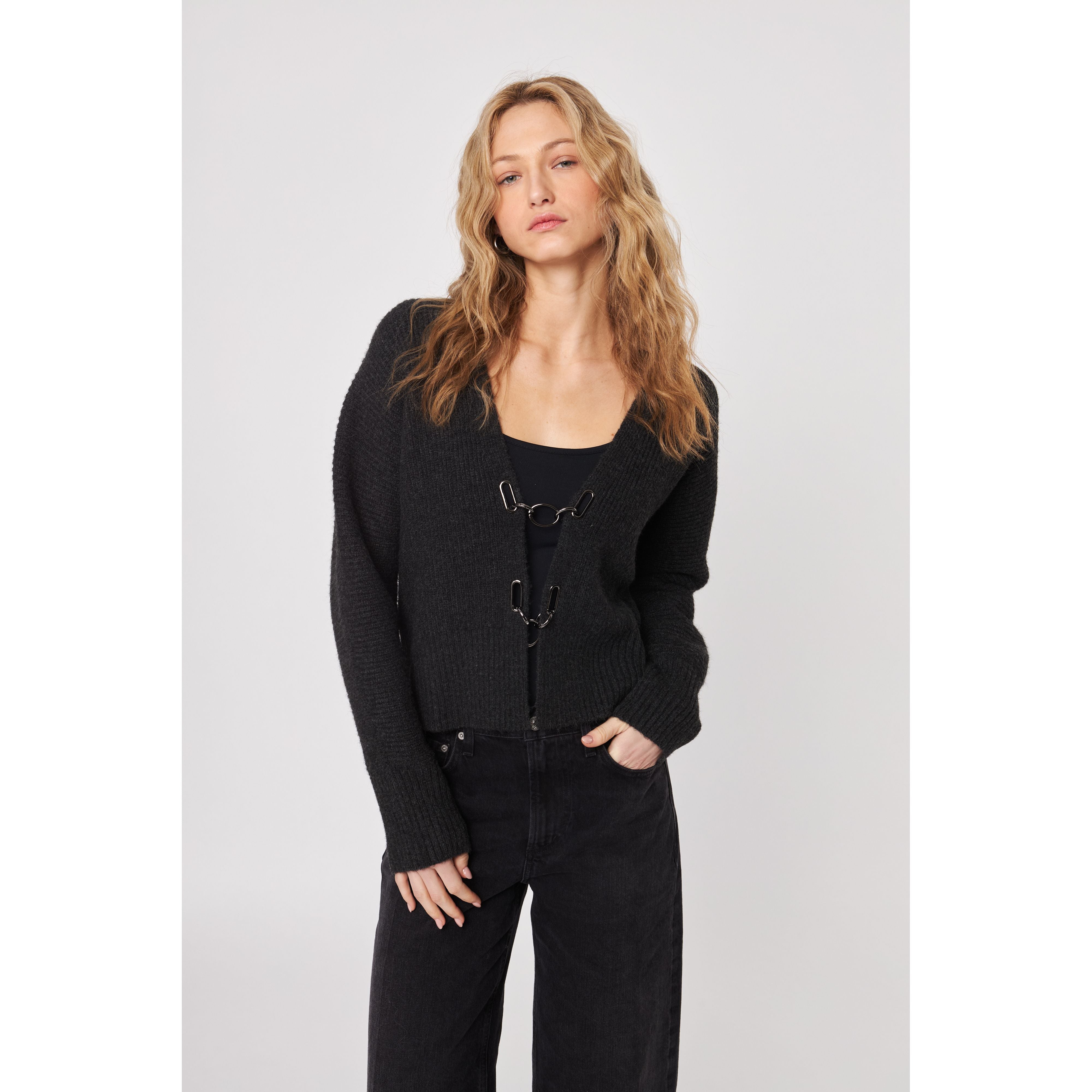 John & Jenn - Sasha Cardigan in London Fog