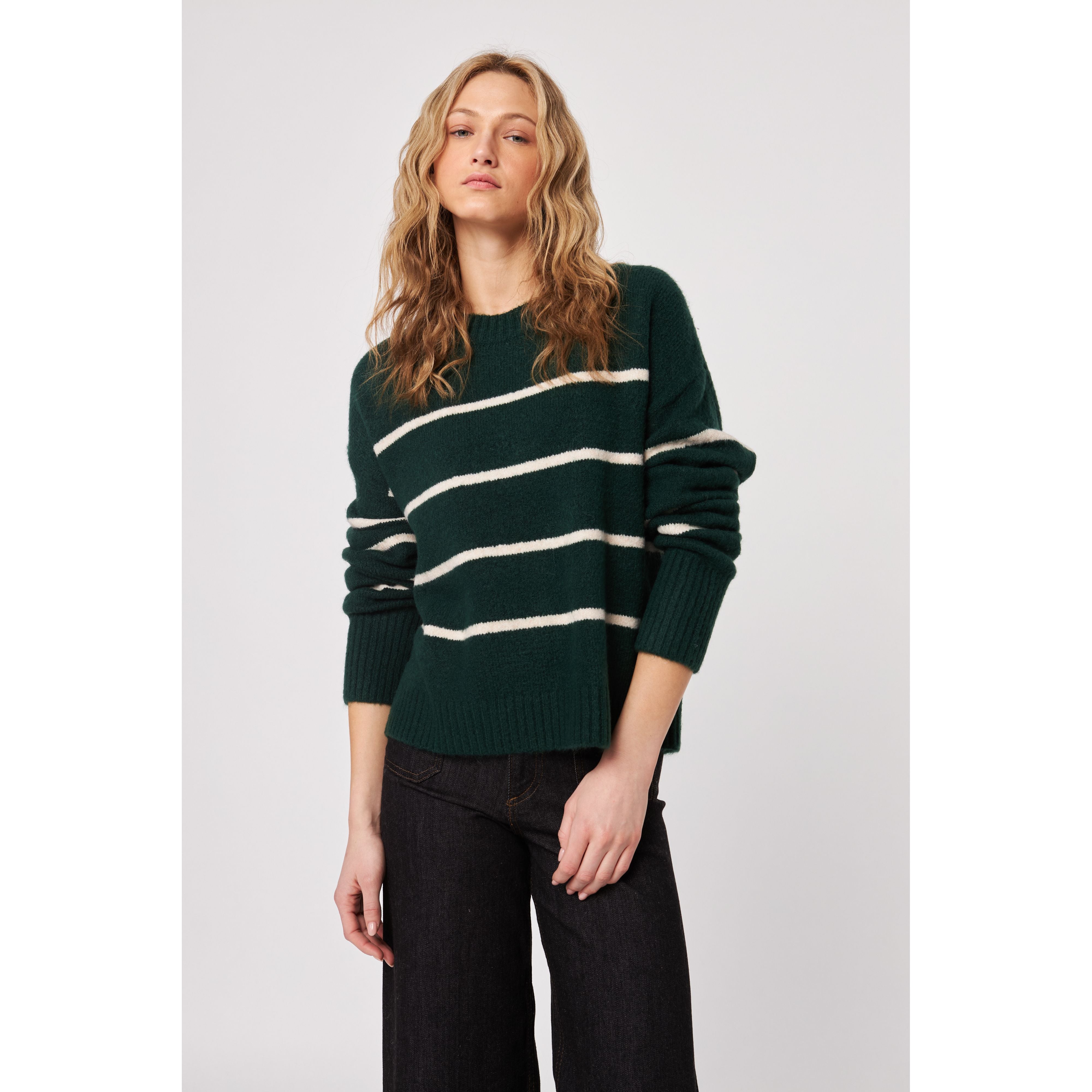 John & Jenn - Roscoe Sweater in Spruce