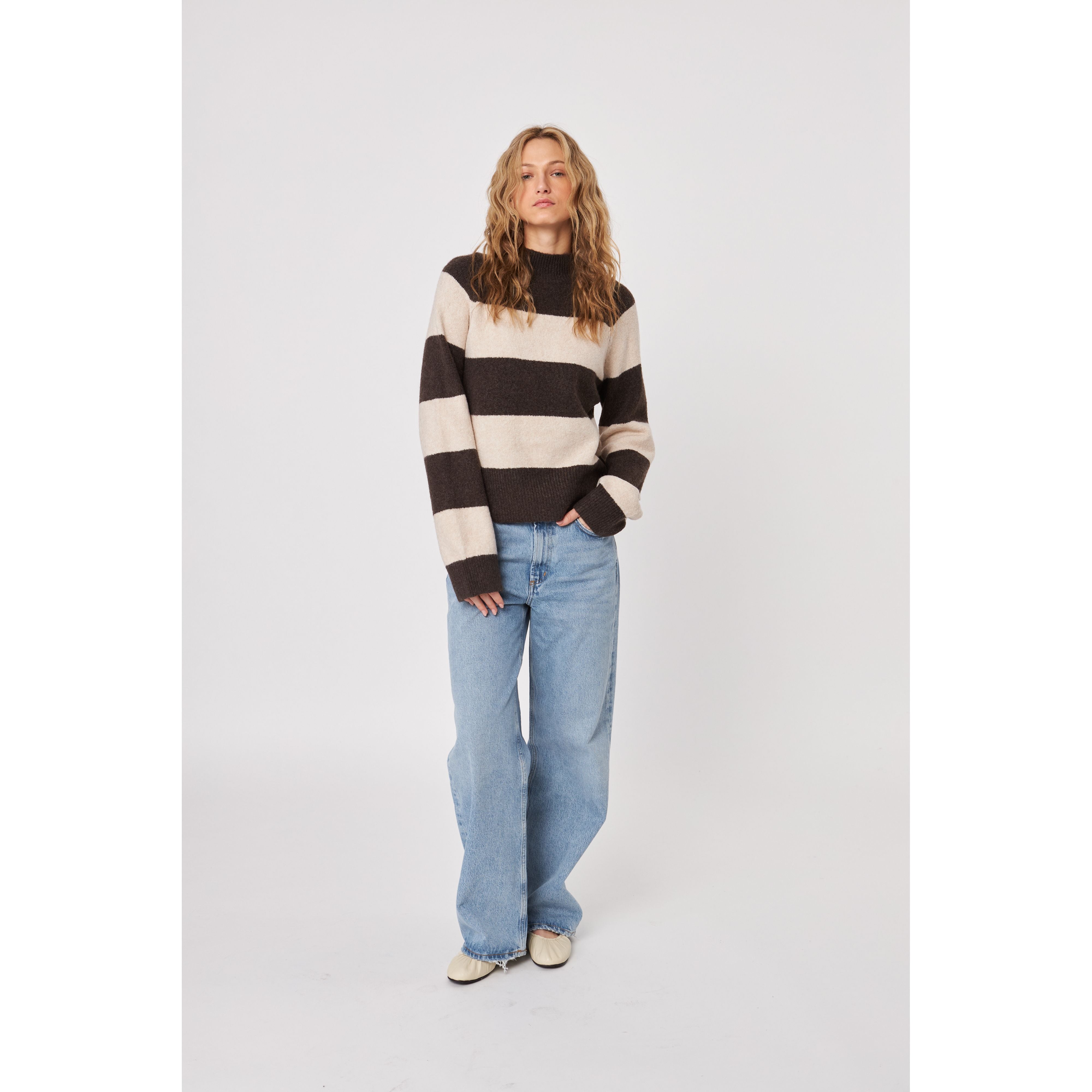 John & Jenn - Edison Sweater in Iced Mocha