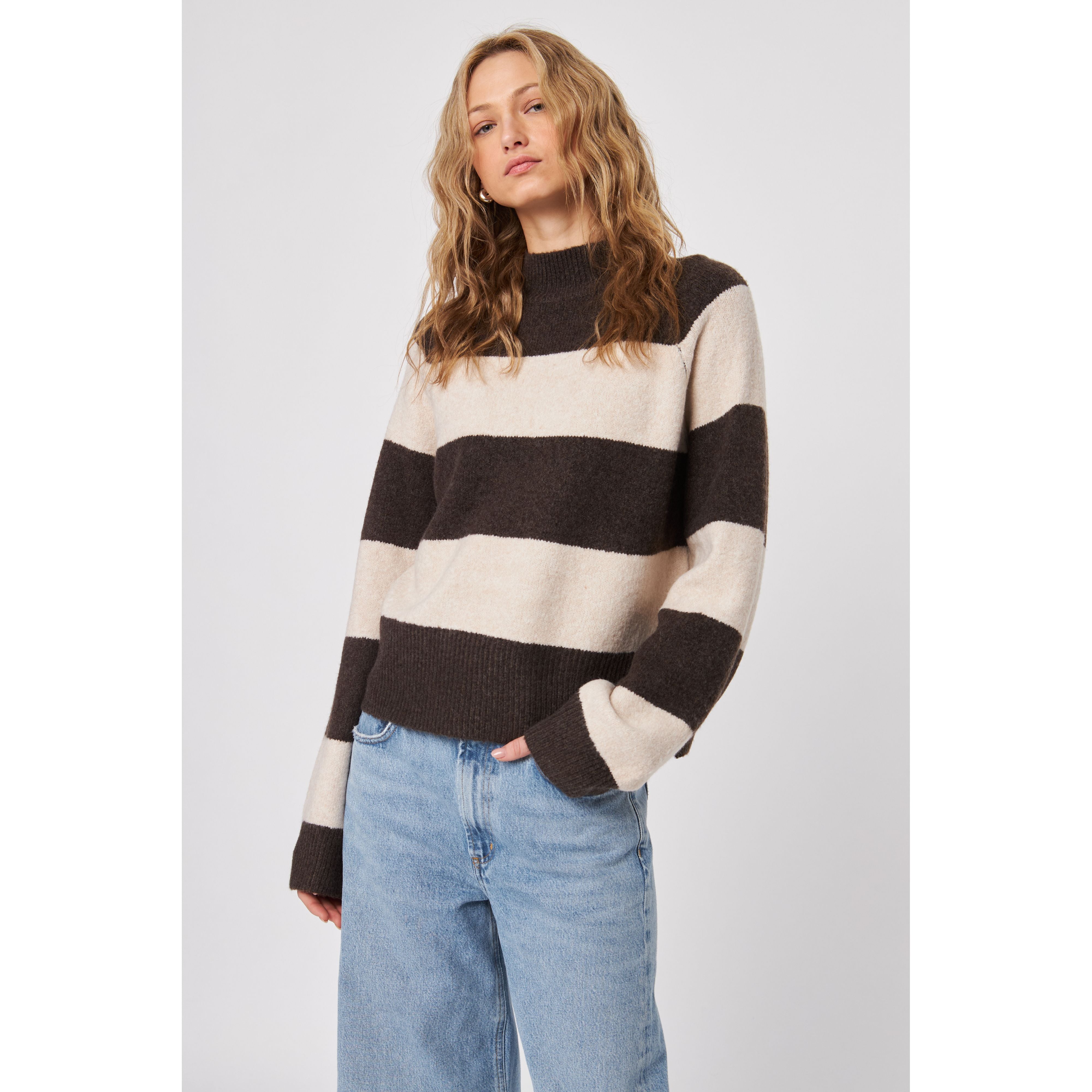 John & Jenn - Edison Sweater in Iced Mocha