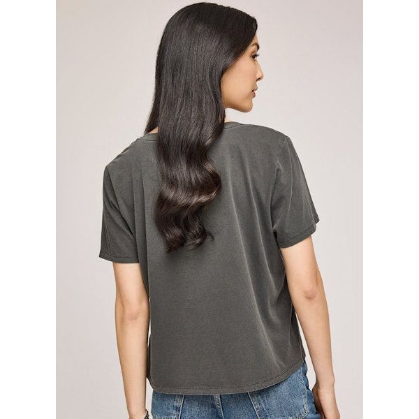 Gentle Fawn - Lucy Tee in Washed Black