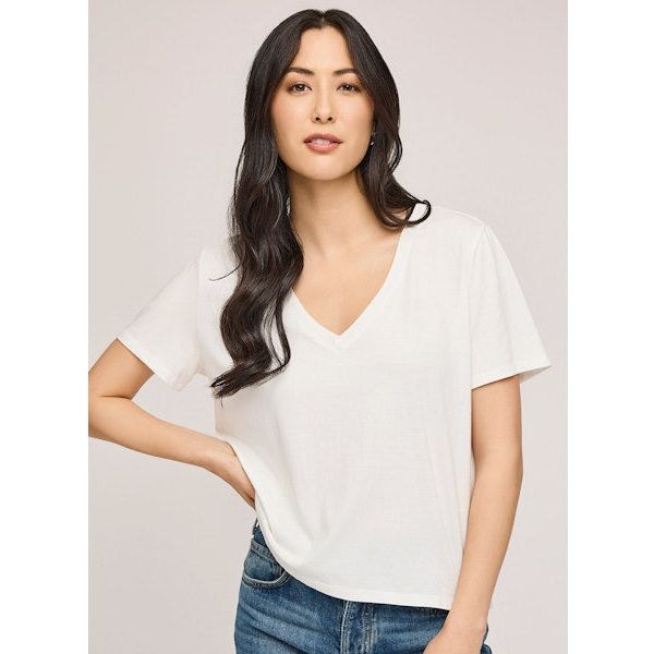 Gentle Fawn - Lucy Tee in White