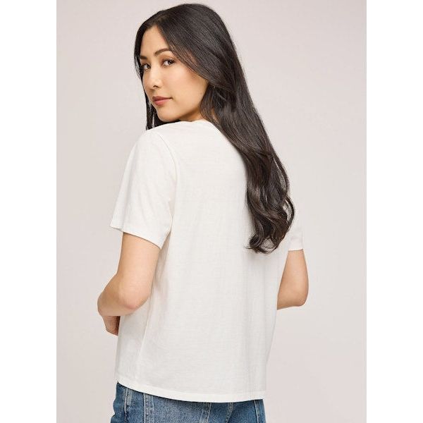 Gentle Fawn - Lucy Tee in White