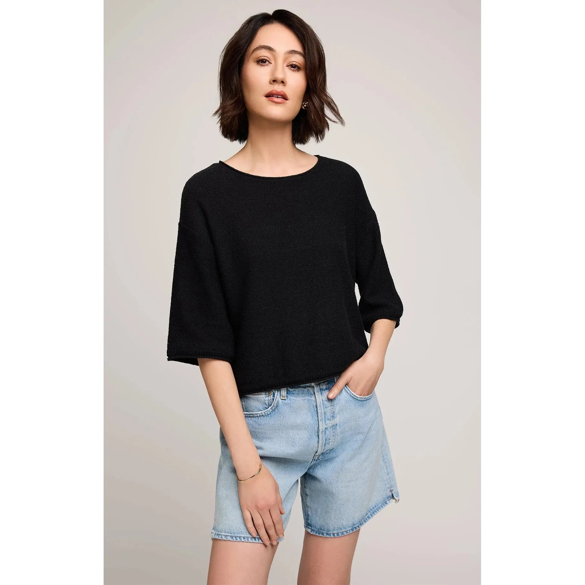 Gentle Fawn - Kerrigan Knit Sweater in Black