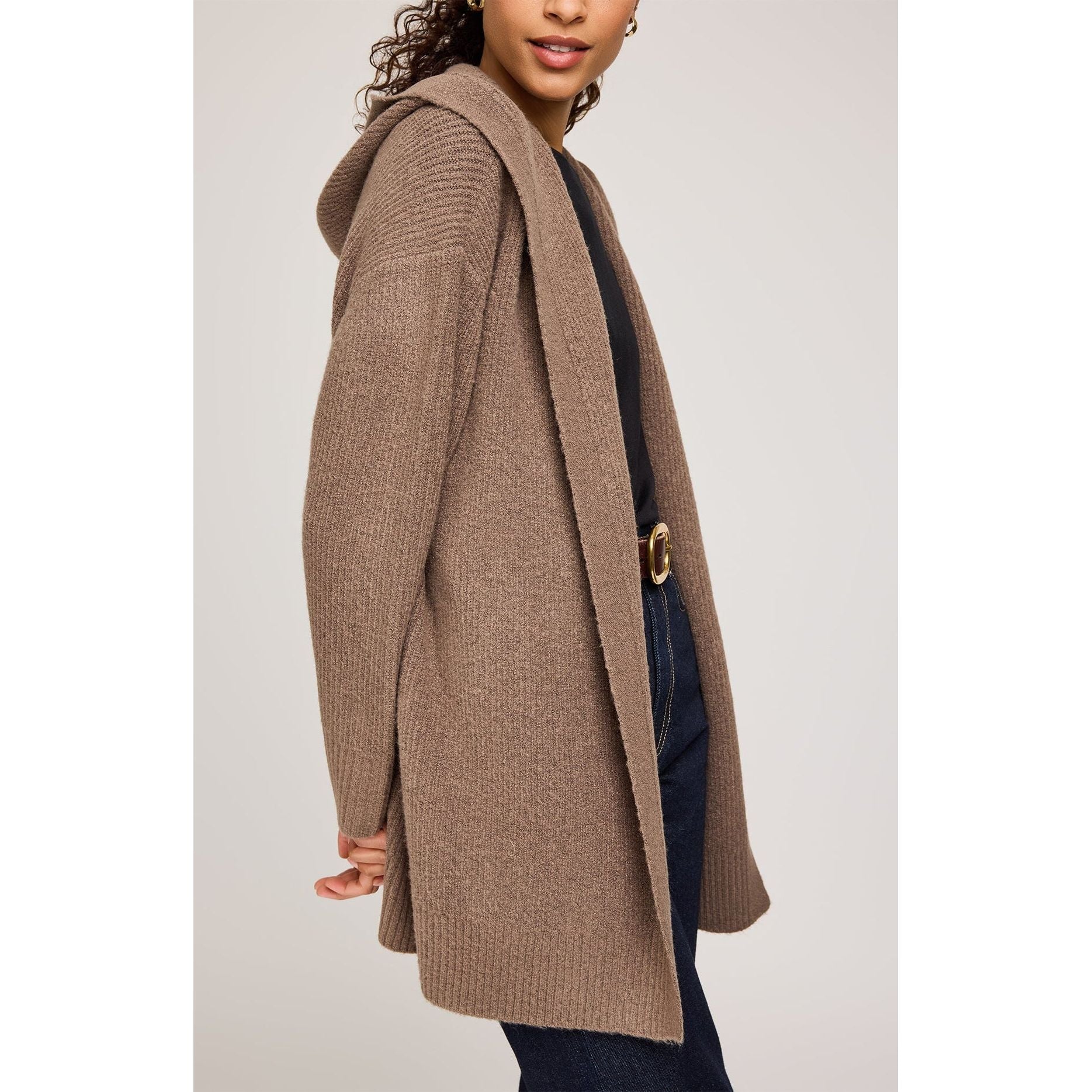 Gentle Fawn - Ilana Cardigan in Heather Bark