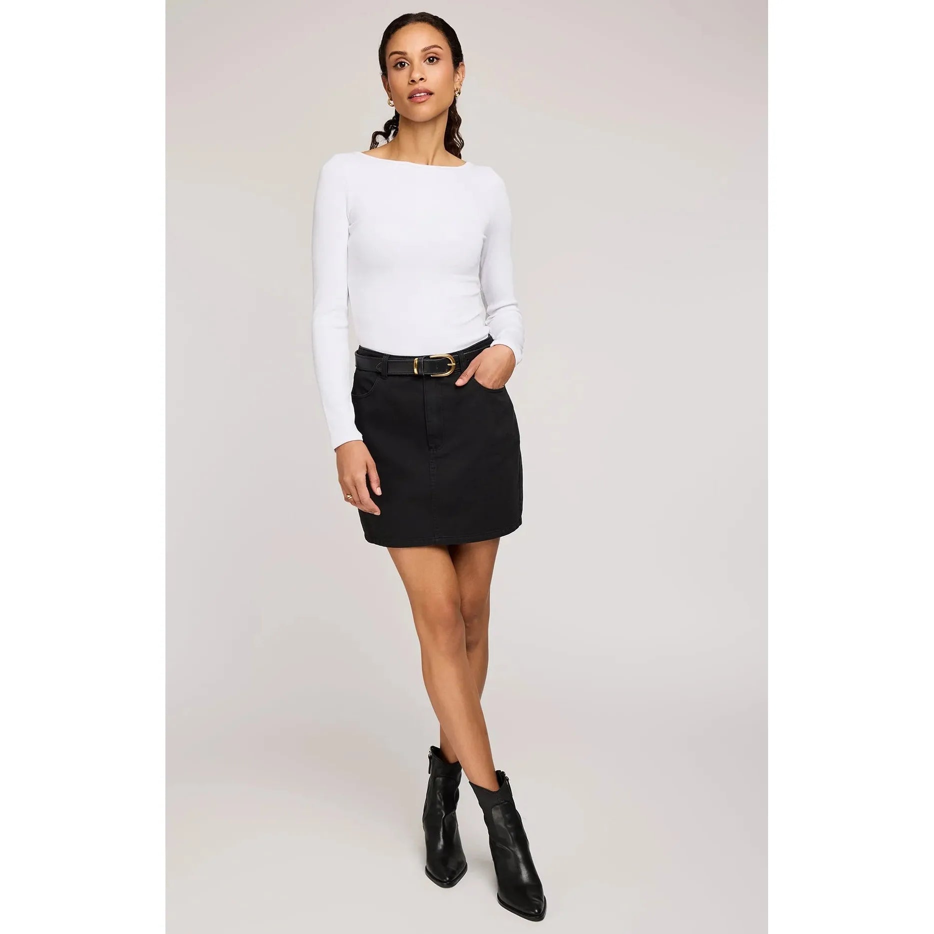 Gentle Fawn - Thea Skirt in Washed Black