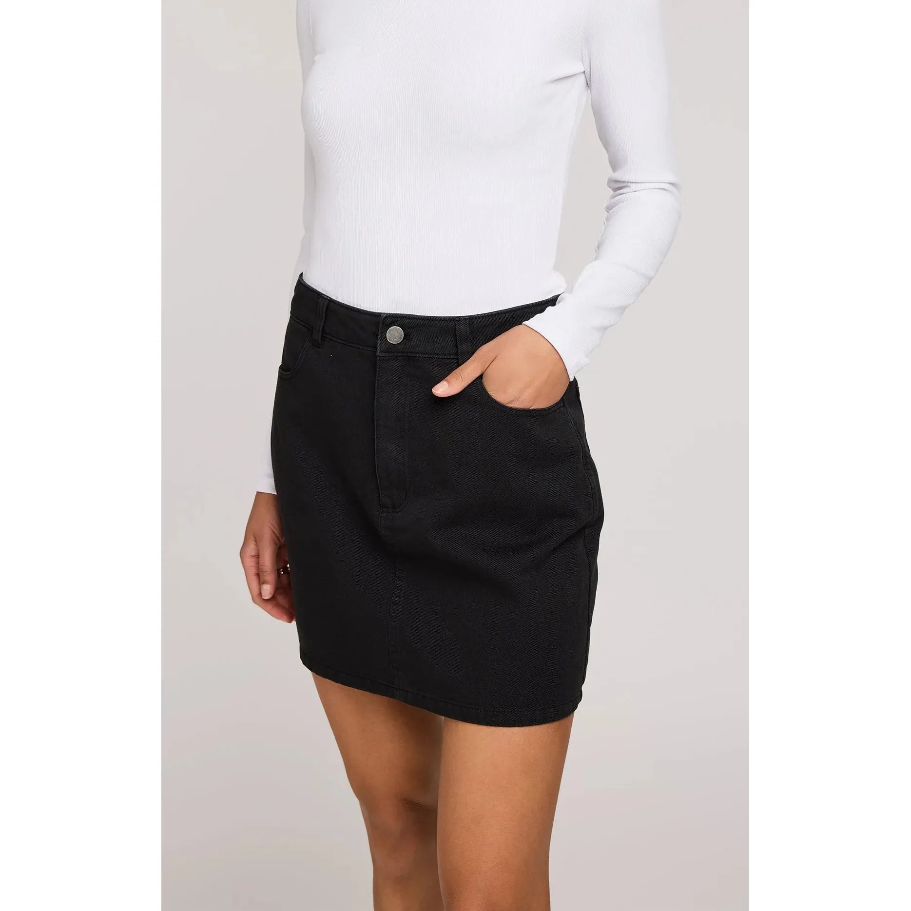 Gentle Fawn - Thea Skirt in Washed Black