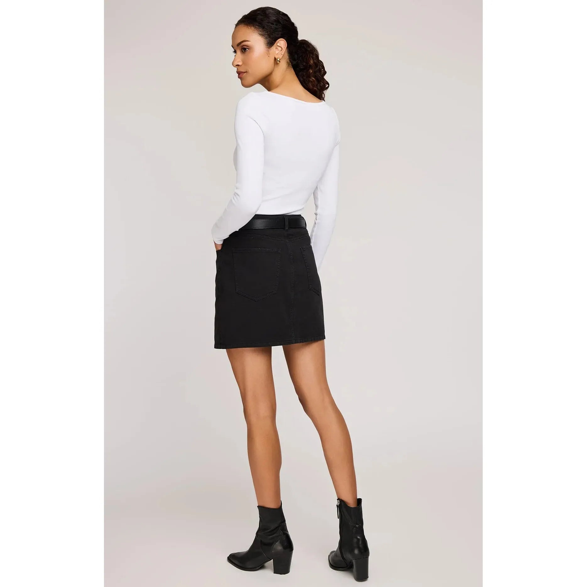 Gentle Fawn - Thea Skirt in Washed Black