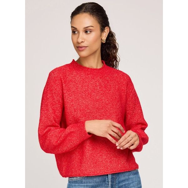 Gentle Fawn - Wanda Sweater in Heather Red