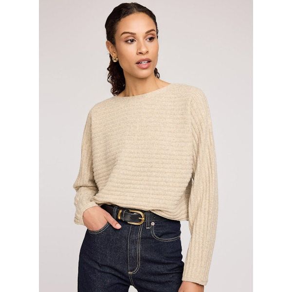 Gentle Fawn - Niko Sweater in Heather Khaki