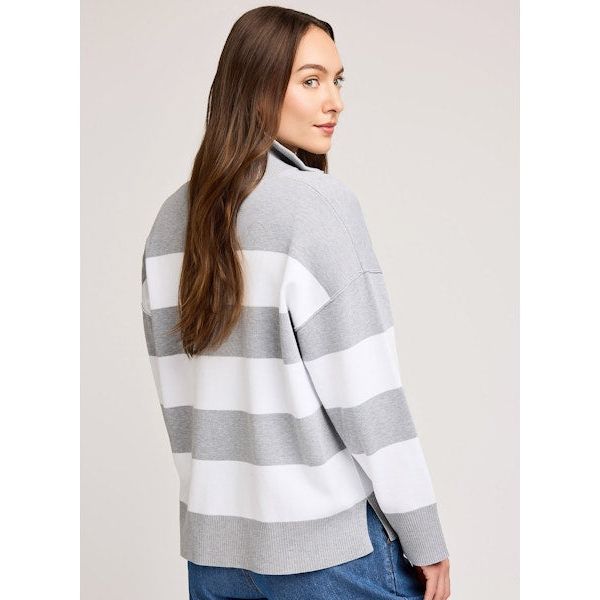 Gentle Fawn - Idris Sweater in Ash Stripe