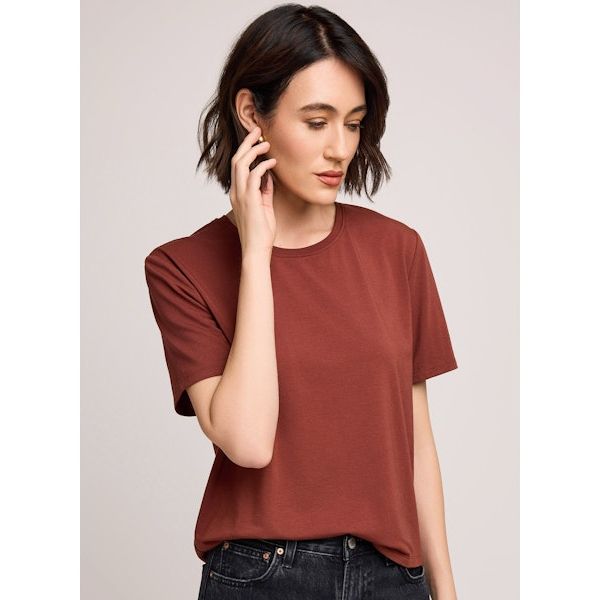 Gentle Fawn - Christine Tee in Mahogany