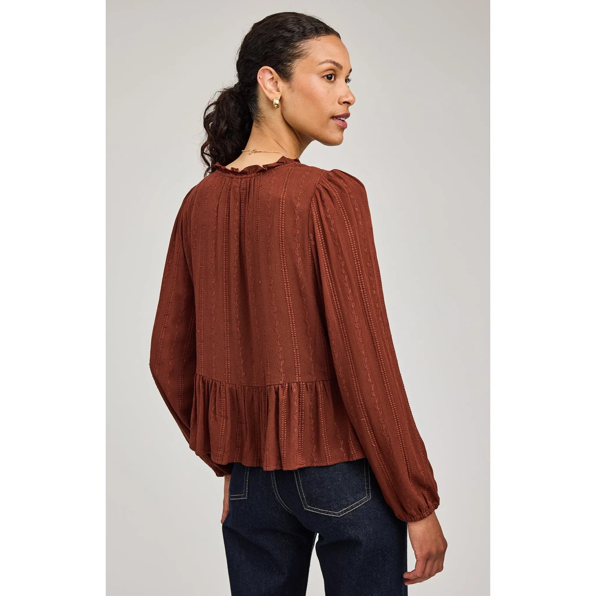 Gentle Fawn - Ophelia Blouse in Mahogany