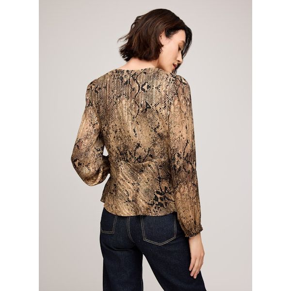 Gentle Fawn - Salma Blouse in Topaz Snake