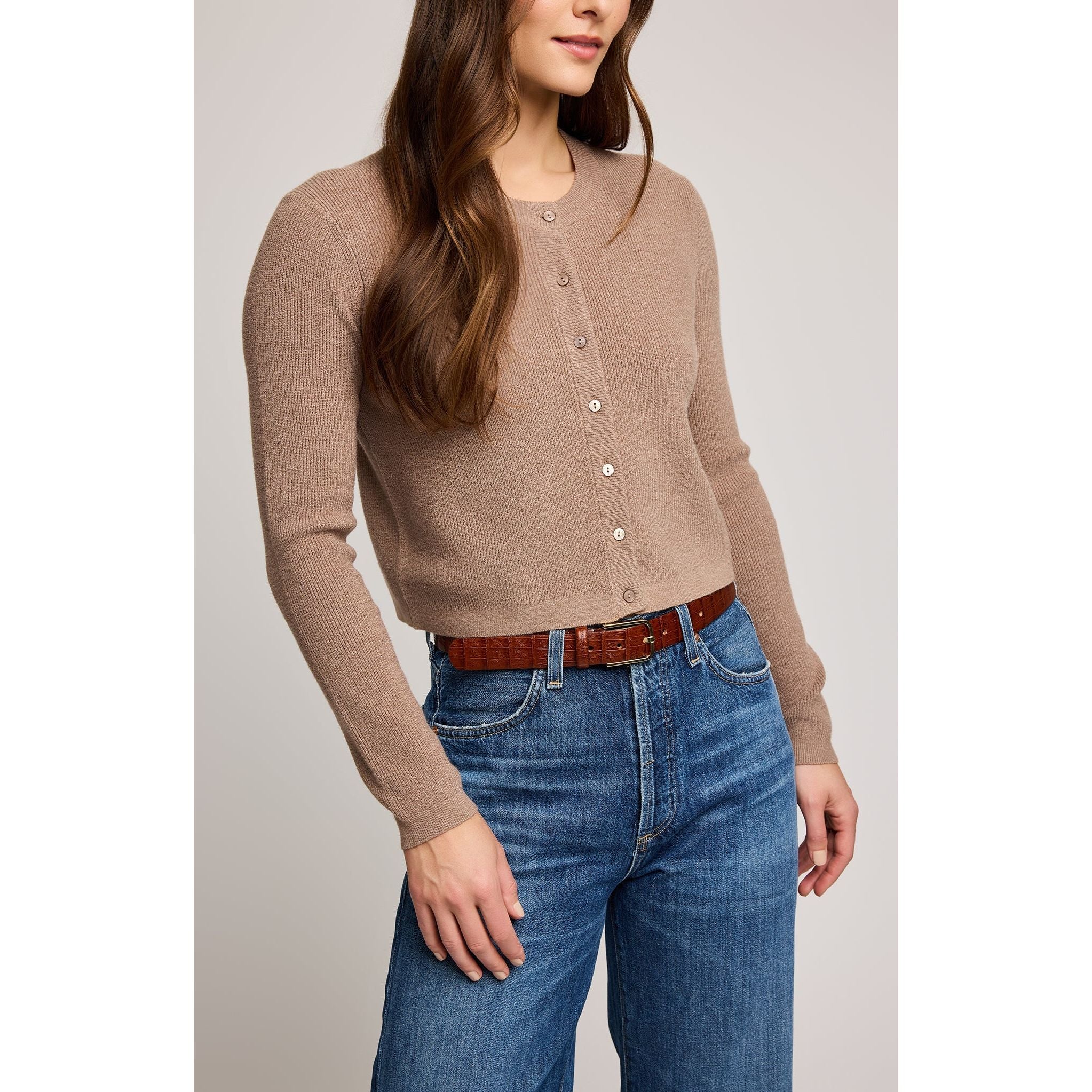 Gentle Fawn -  Mirabelle Cardigan in Heather Hazelwood