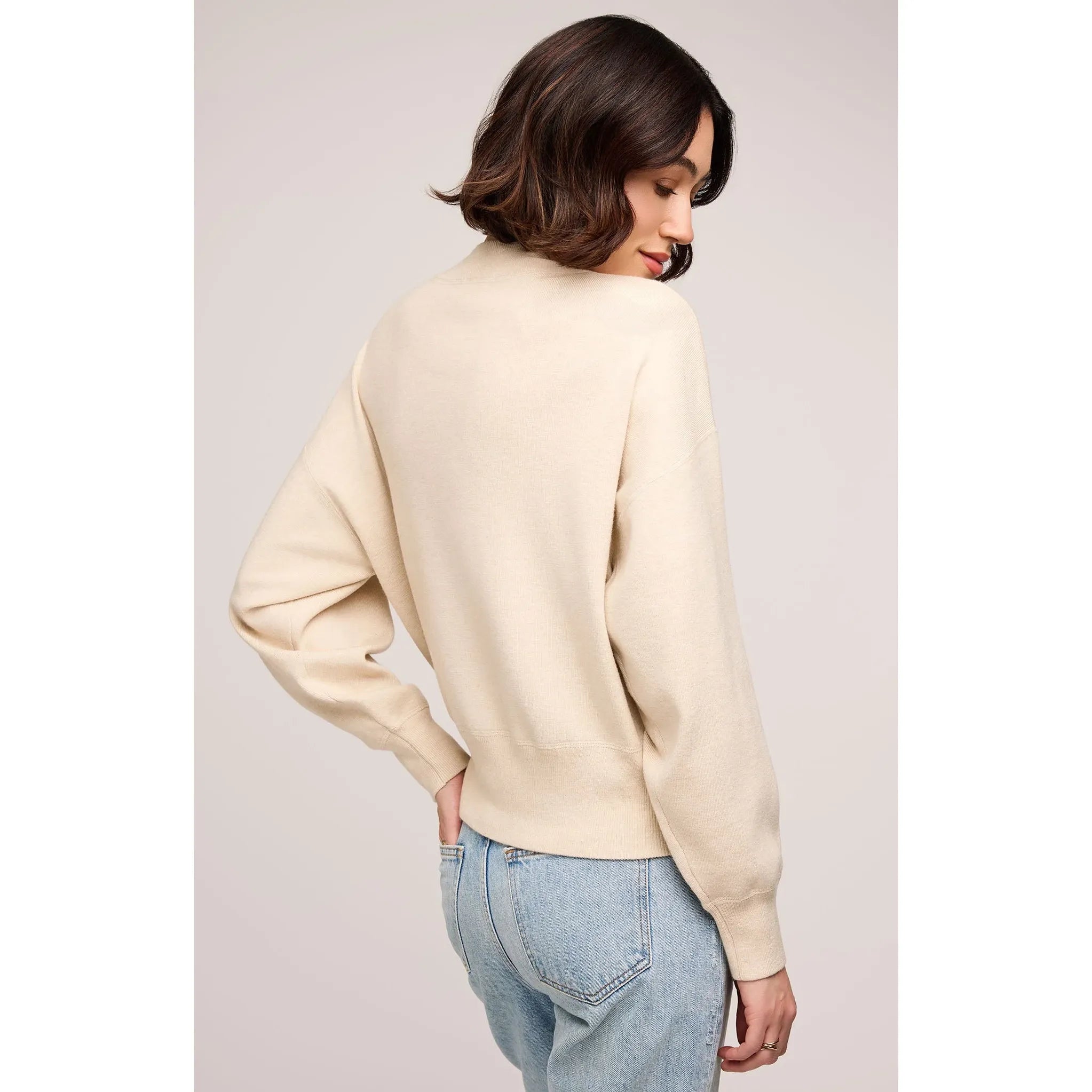 Gentle Fawn -  Alfie Crewneck Sweater in Heather Oat