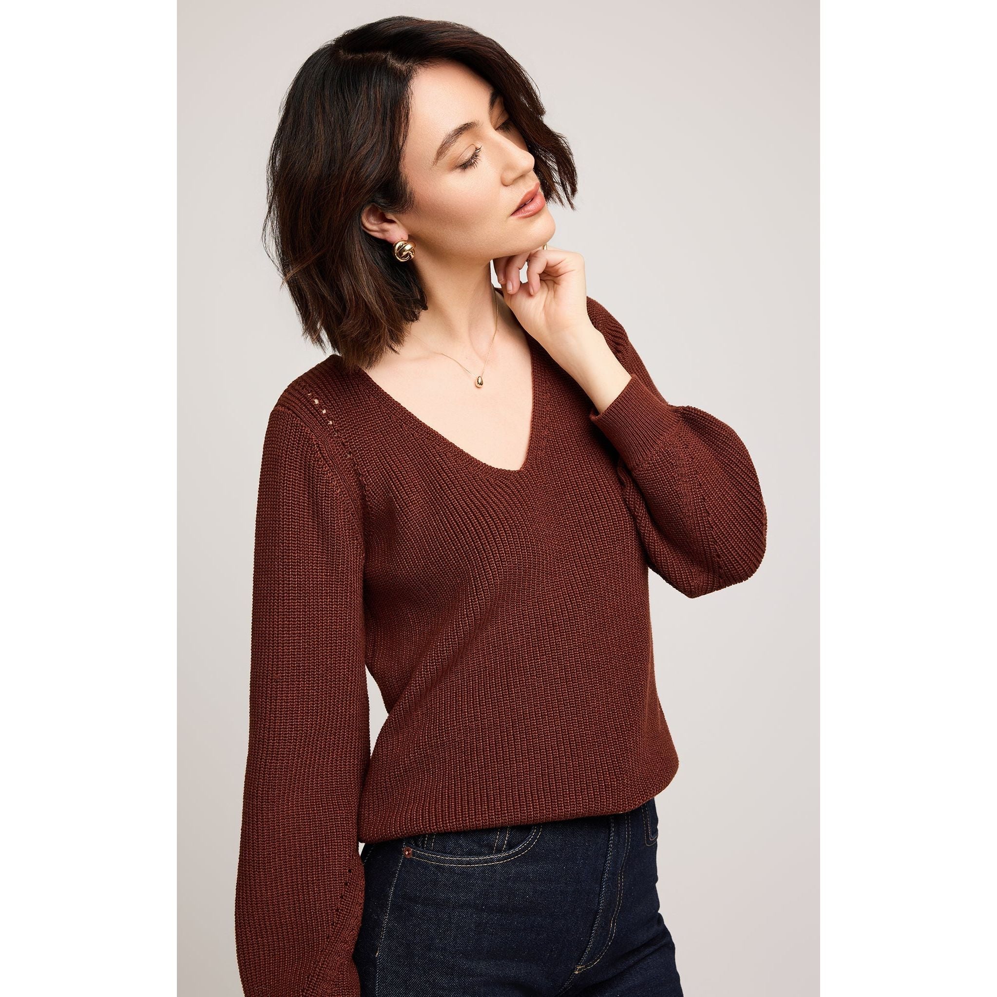 Gentle Fawn - Hailey Sweater in Mahogany
