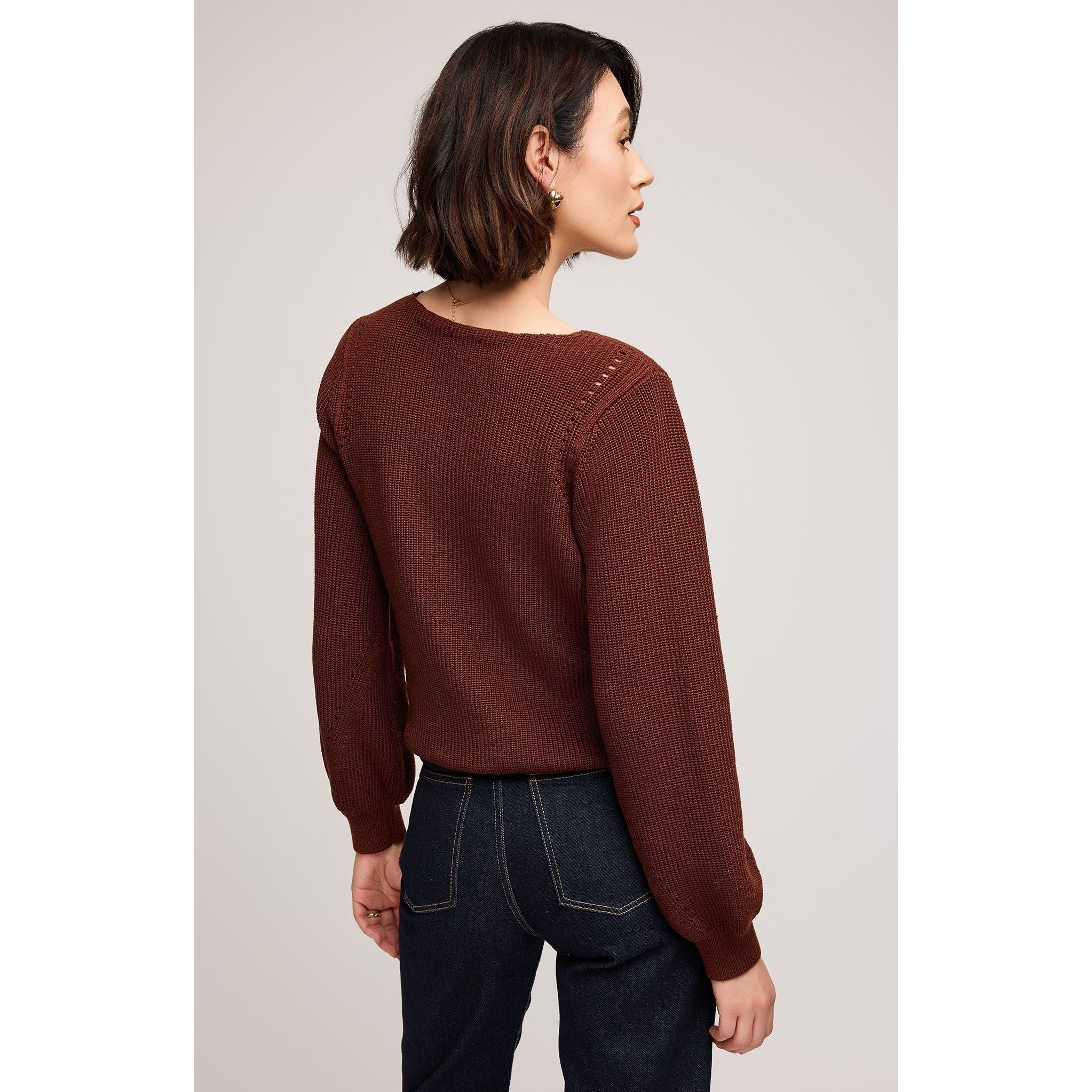 Gentle Fawn - Hailey Sweater in Mahogany