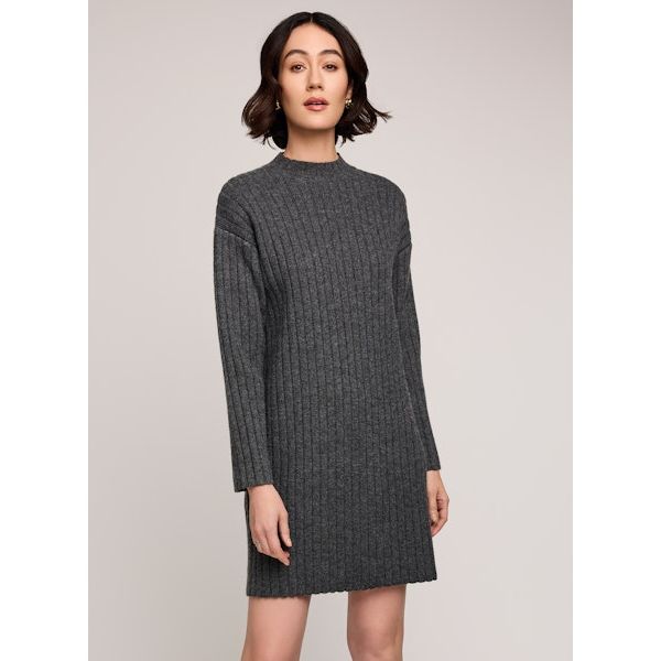 Gentle Fawn - Yvette Sweater Dress in Heather Charcoal